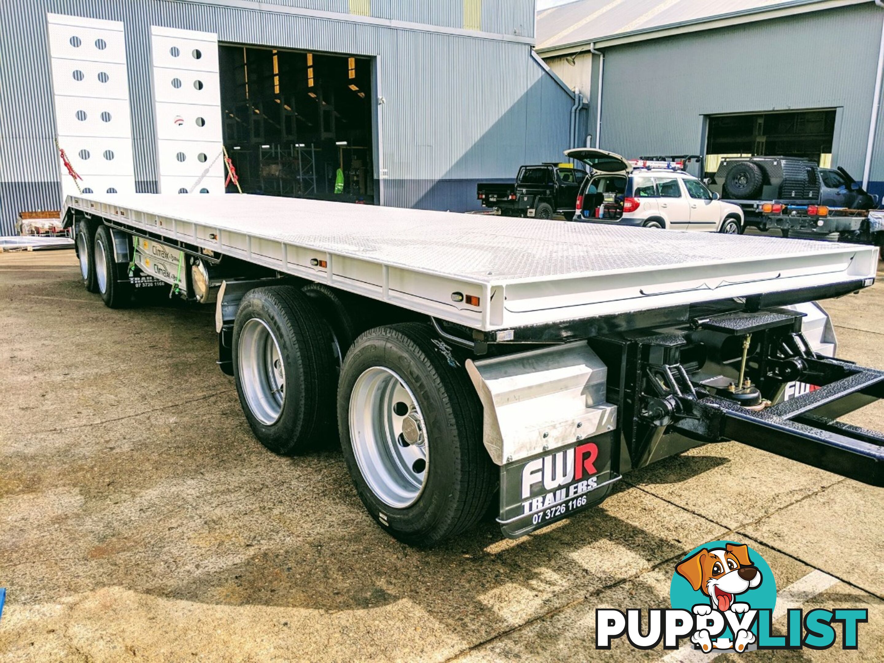 NEW 2024 FWR 4 Axle Dog Trailer, FD4