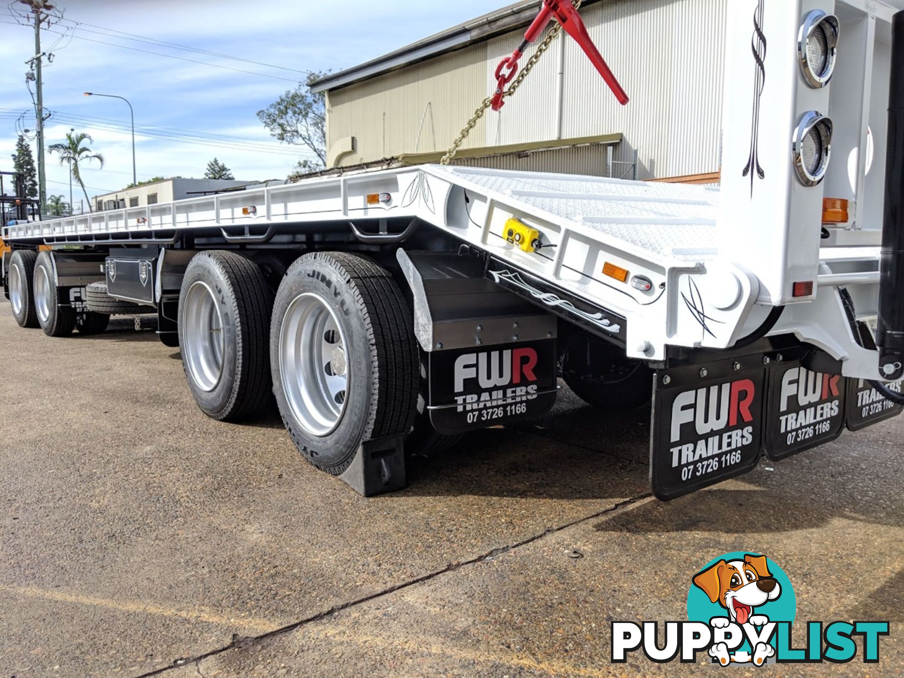 NEW 2024 FWR 4 Axle Dog Trailer, FD4