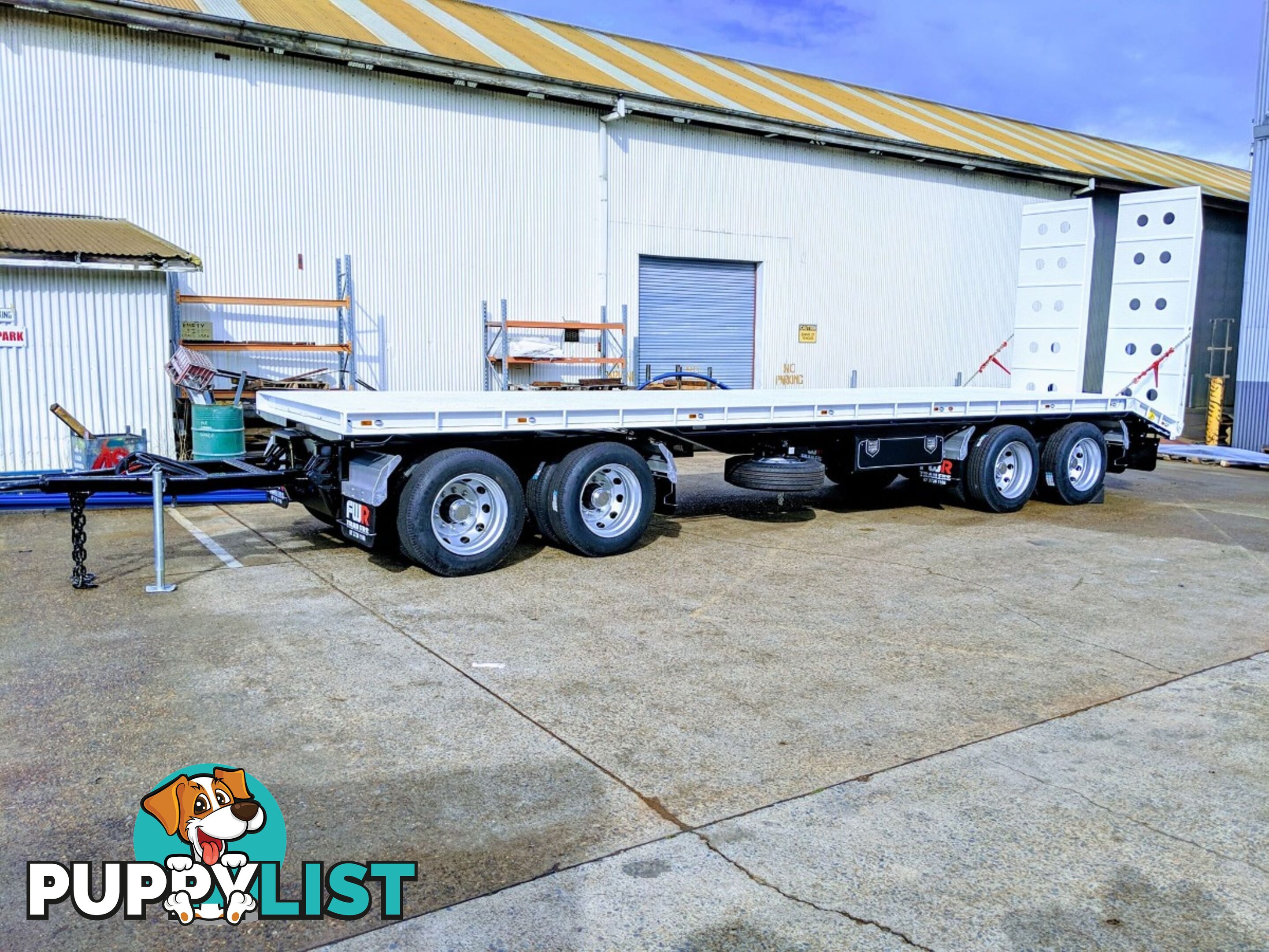 NEW 2024 FWR 4 Axle Dog Trailer, FD4