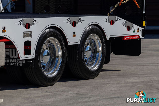 NEW 2024 FWR ELITE Tandem Axle Tag Trailer 