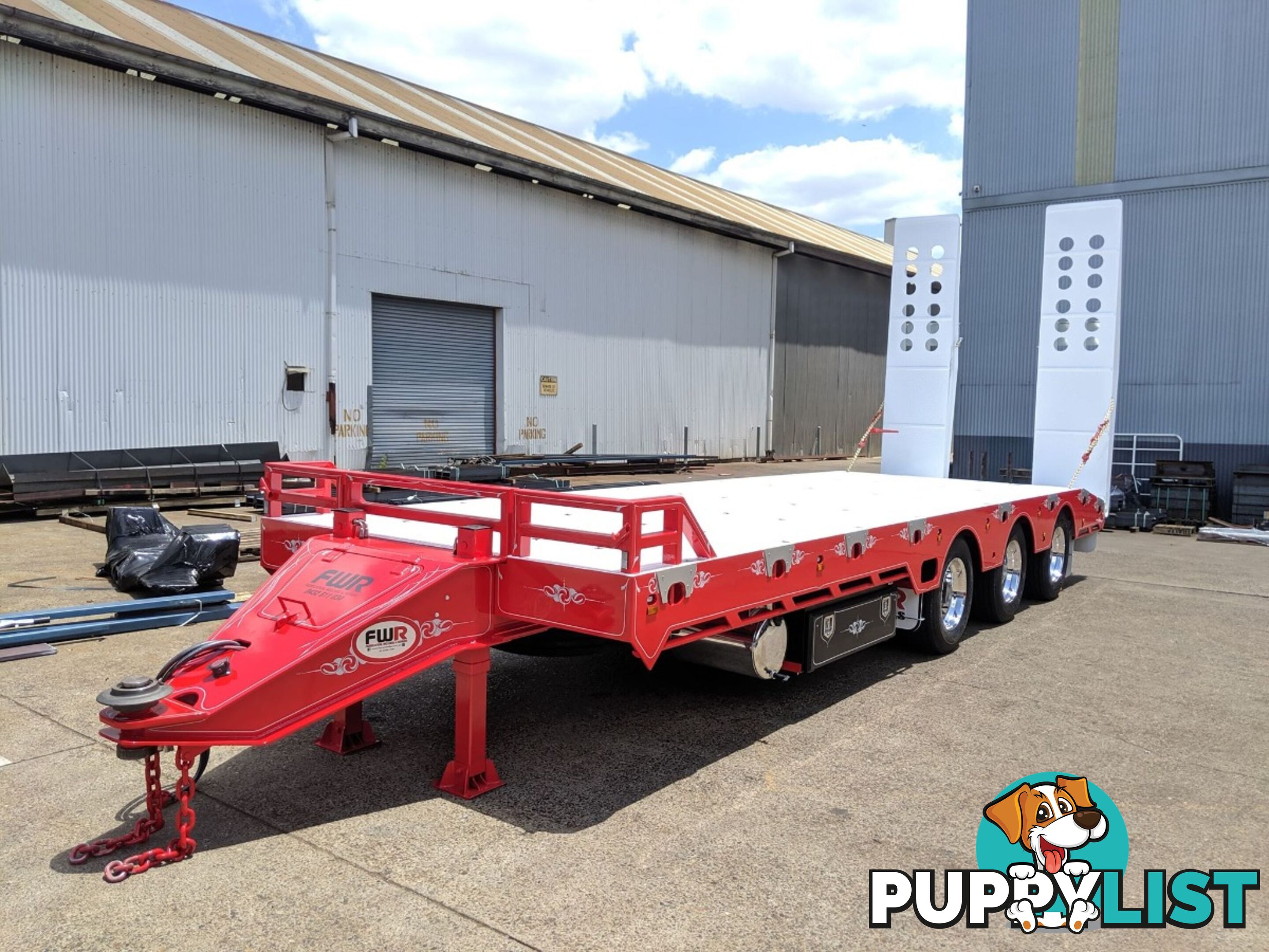 NEW 2024 FWR ELITE Tri Axle Tag Trailer - Widener