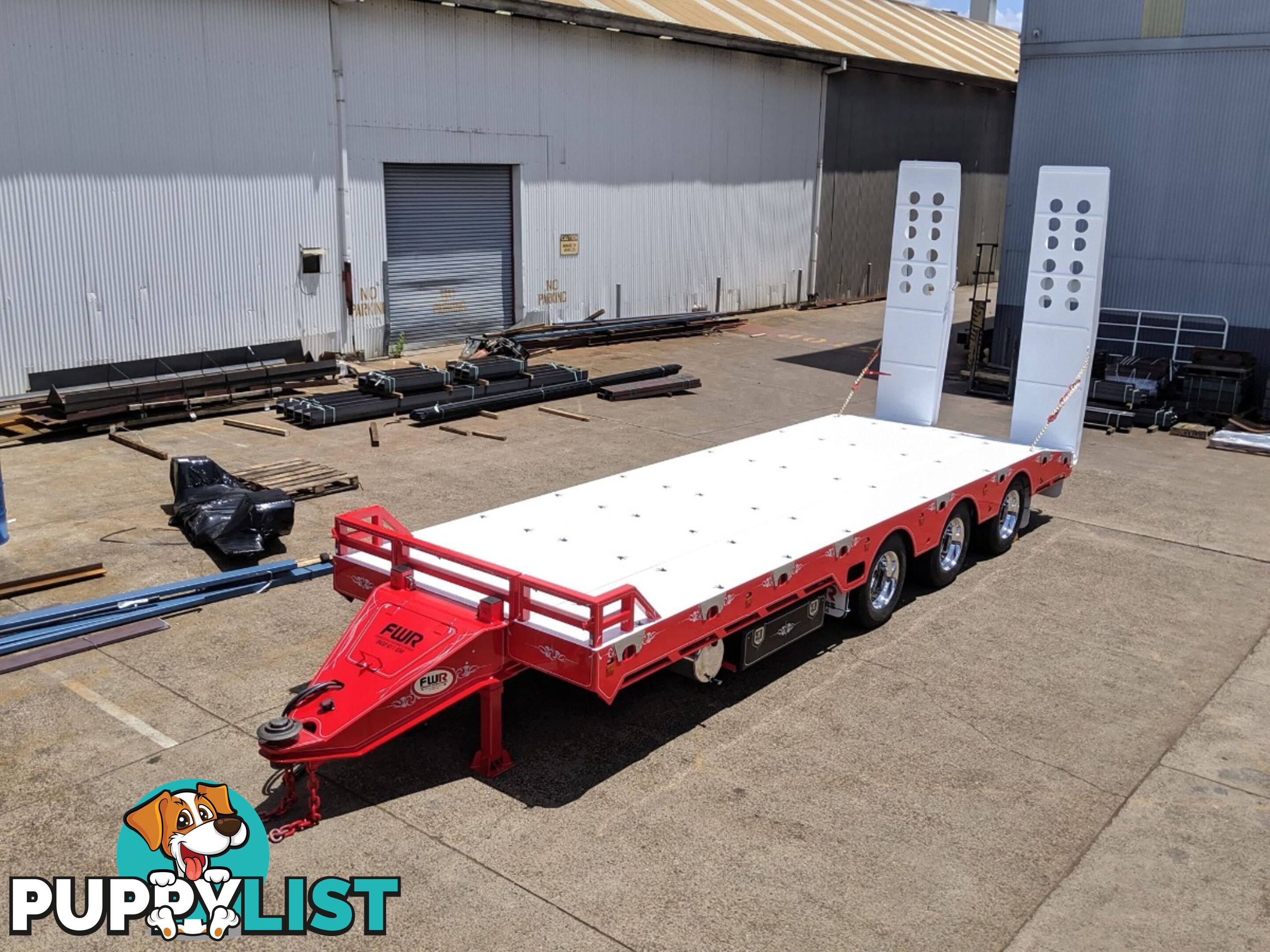 NEW 2024 FWR ELITE Tri Axle Tag Trailer - Widener