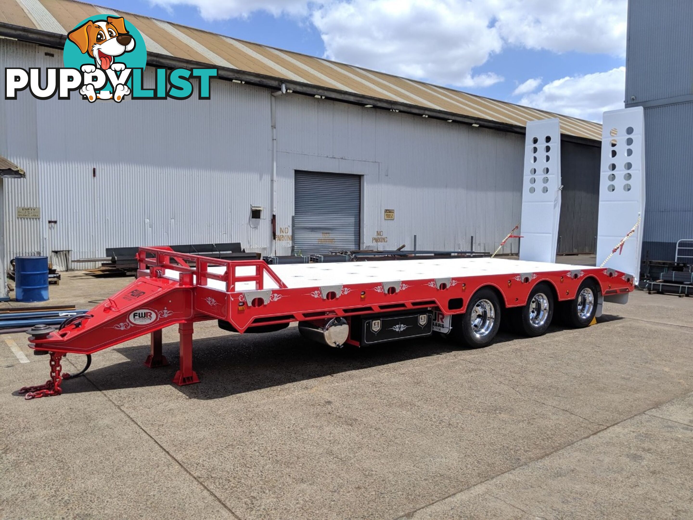 NEW 2024 FWR ELITE Tri Axle Tag Trailer - Widener