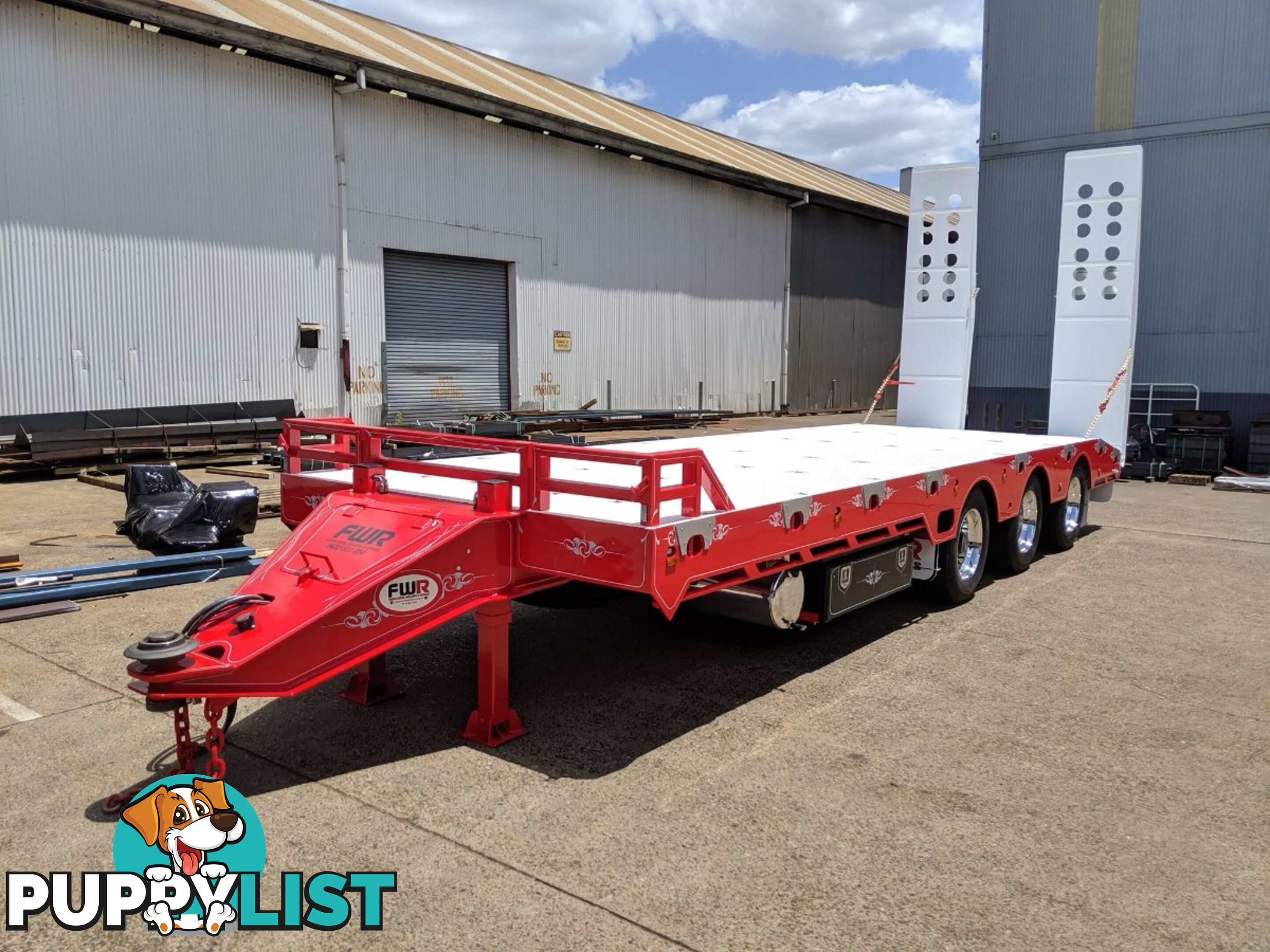 NEW 2024 FWR ELITE Tri Axle Tag Trailer - Widener