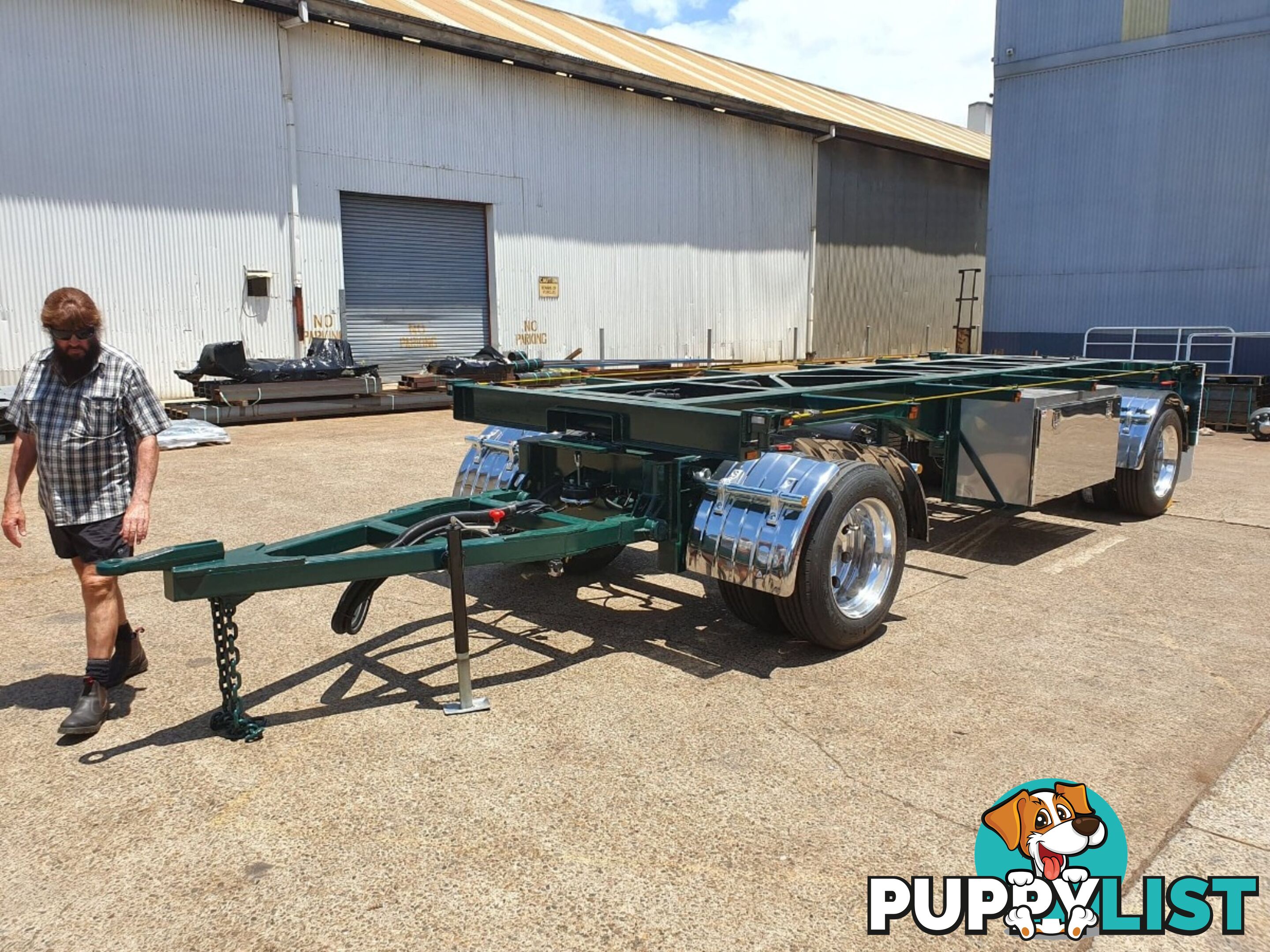 NEW 2024 FWR 2 Axle Dog Trailer, FD2 Air Bag