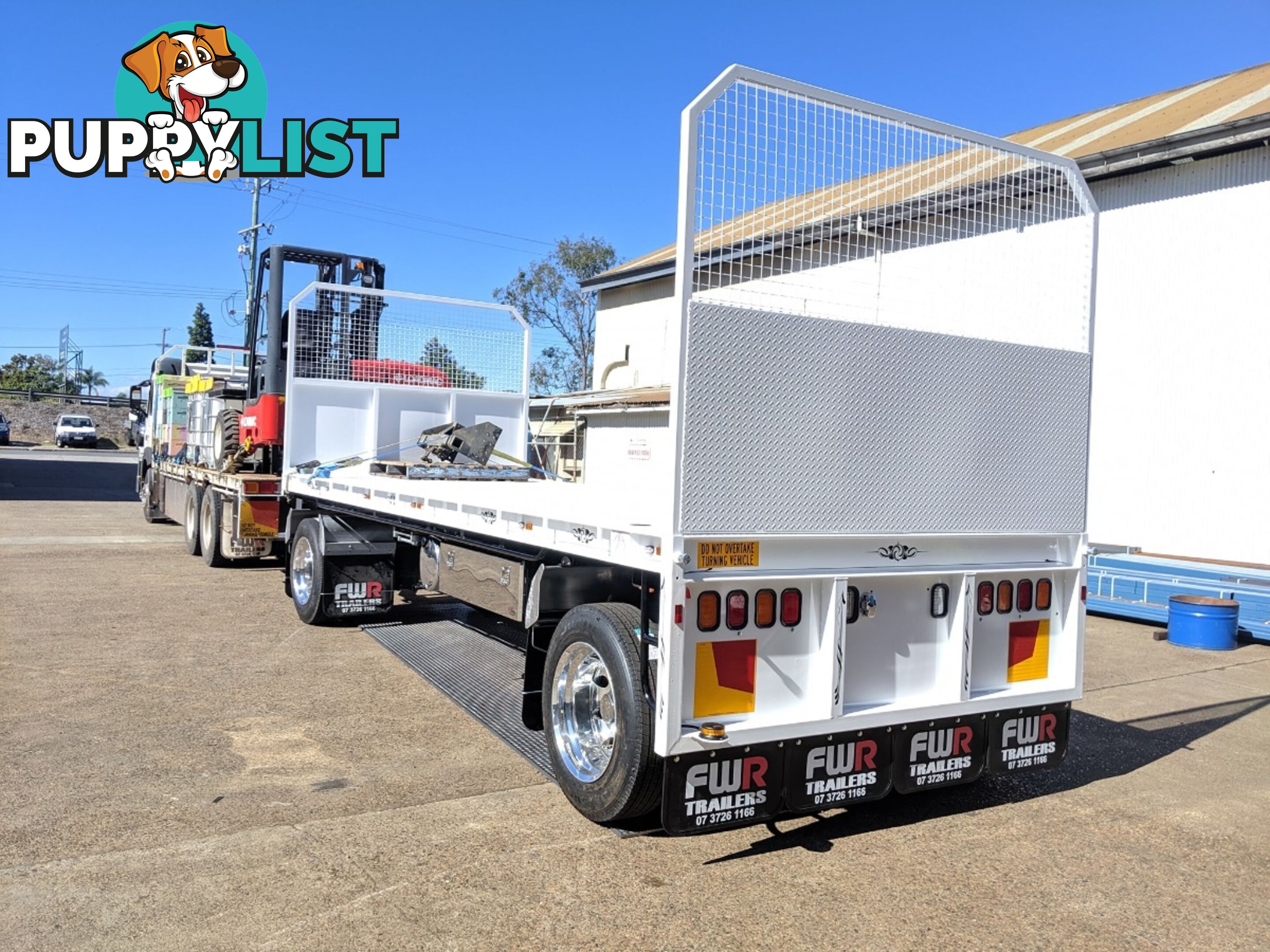 NEW 2024 FWR 2 Axle Dog Trailer, FD2 Air Bag