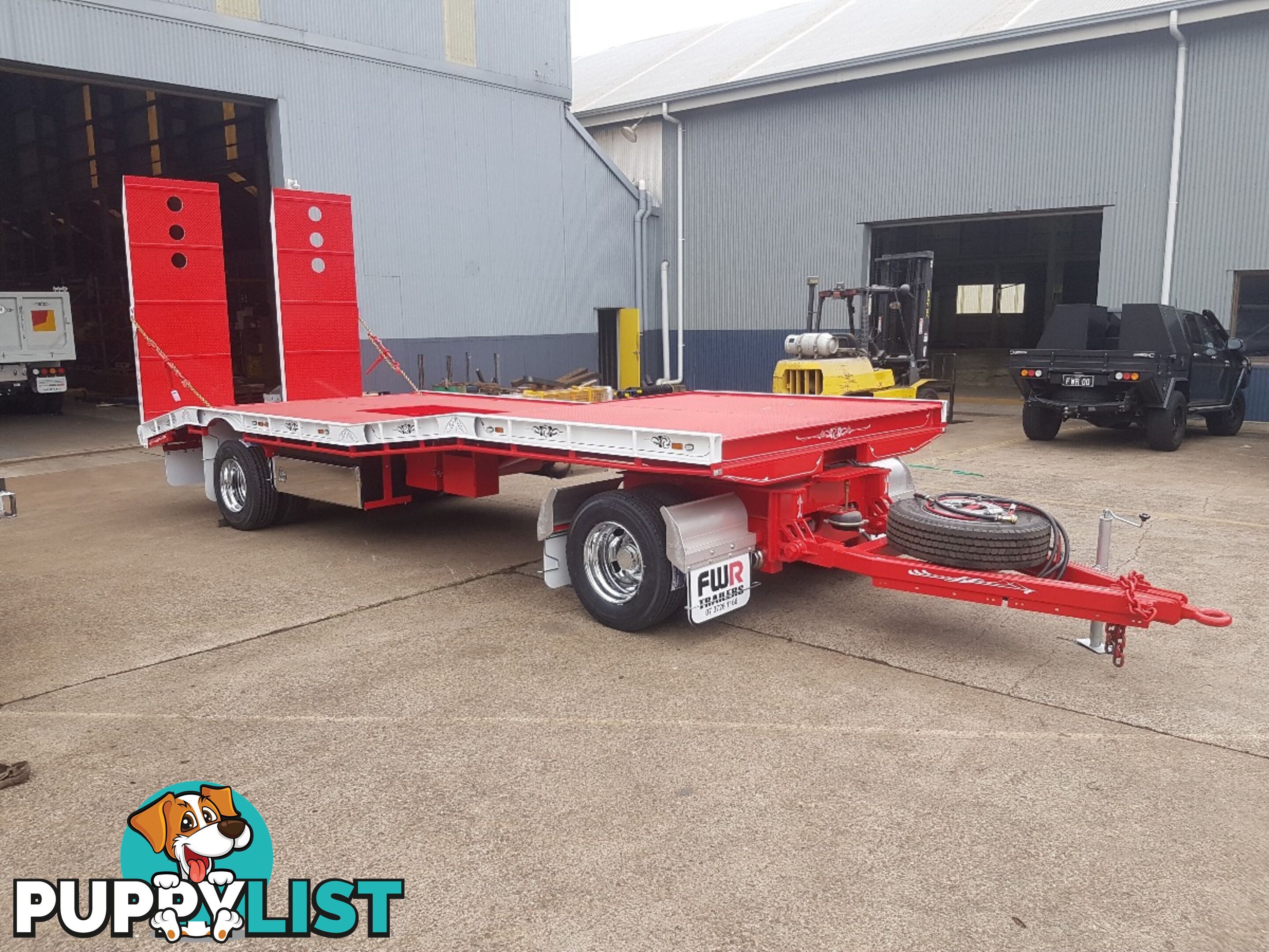 NEW 2024 FWR 2 Axle Dog Trailer, FD2 Air Bag