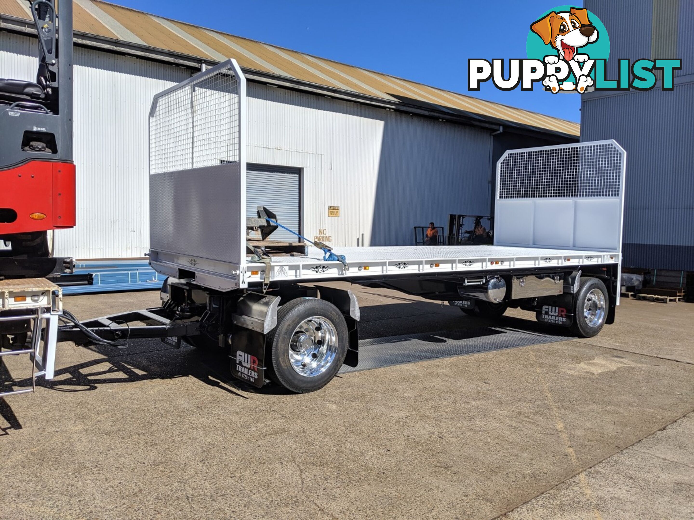 NEW 2024 FWR 2 Axle Dog Trailer, FD2 Air Bag