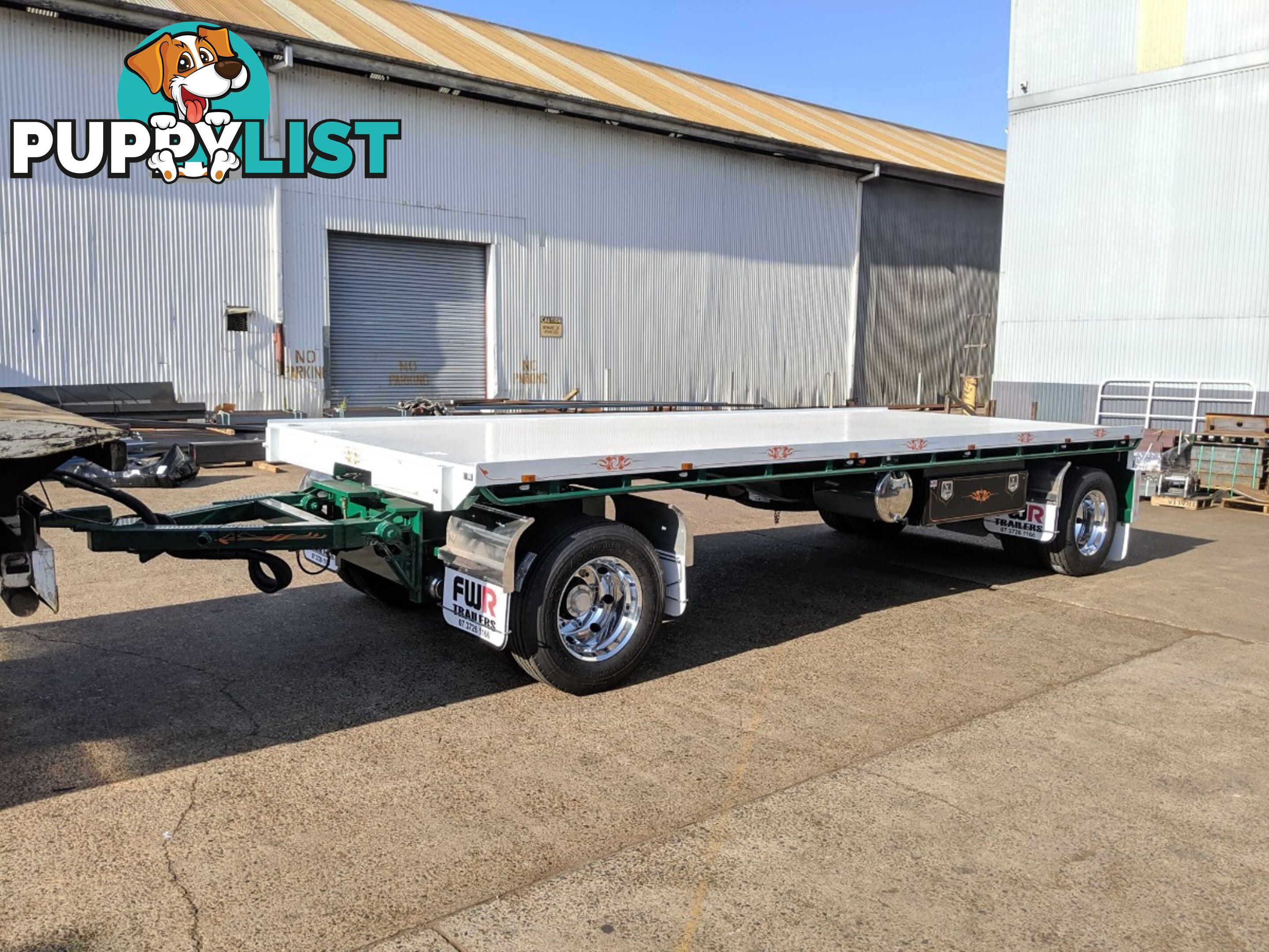 NEW 2024 FWR 2 Axle Dog Trailer, FD2 Air Bag