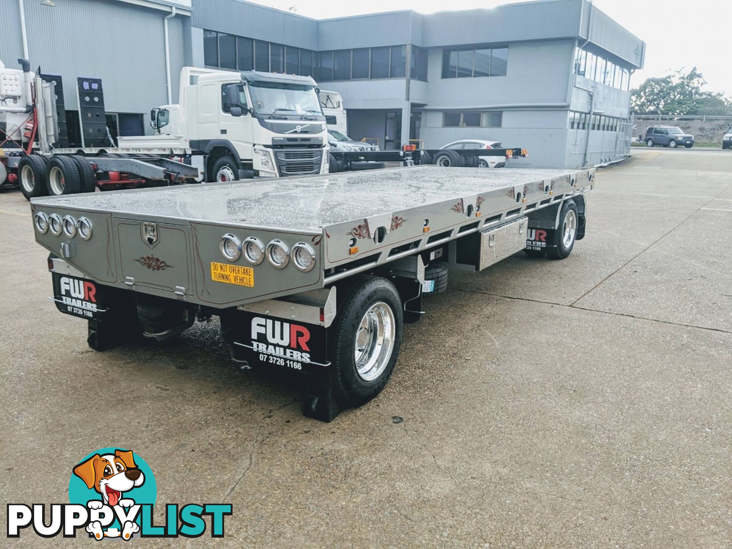 NEW 2024 FWR 2 Axle Dog Trailer, FD2 Air Bag