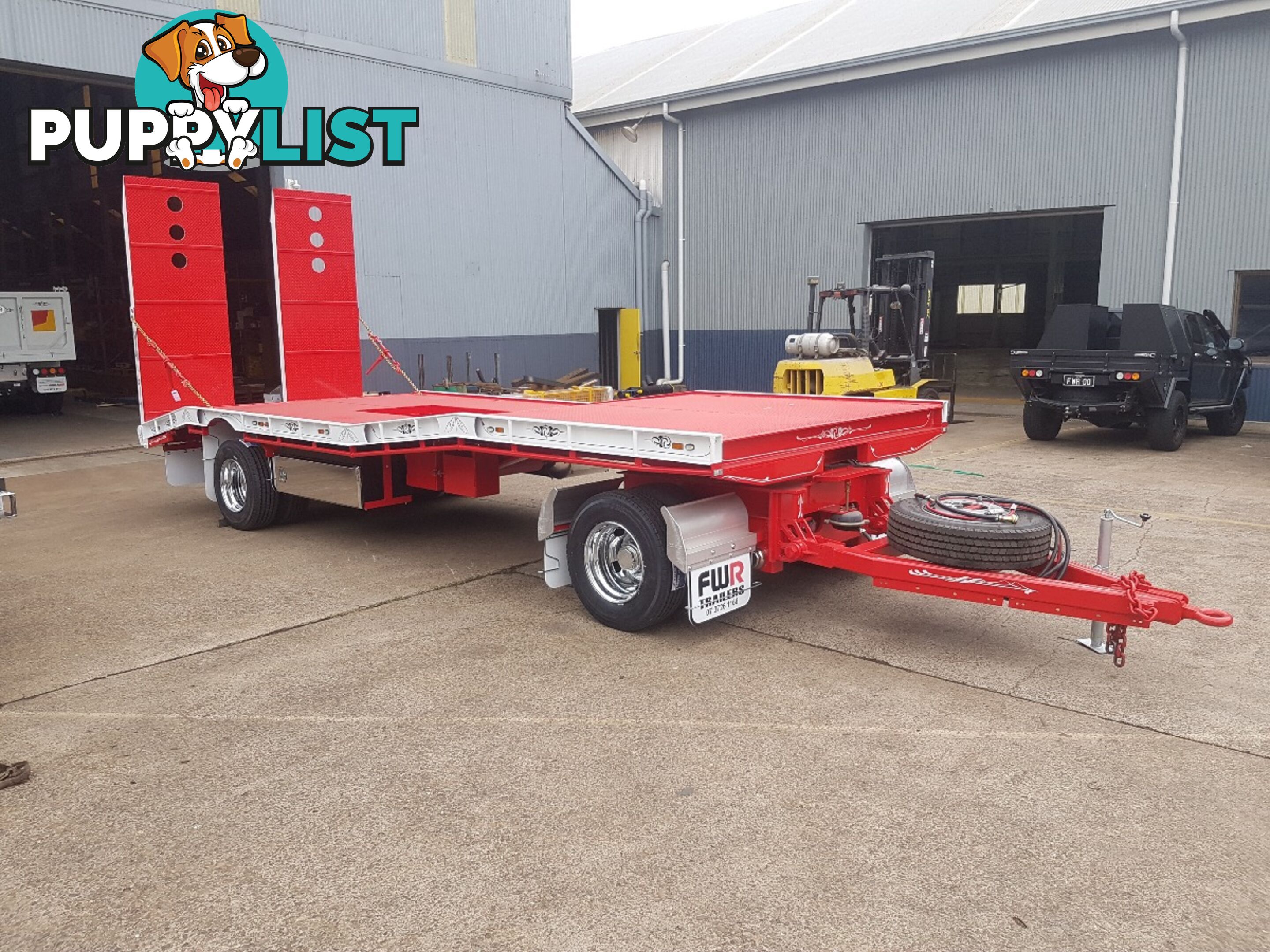 NEW 2024 FWR 2 Axle Dog Trailer, FD2 Air Bag