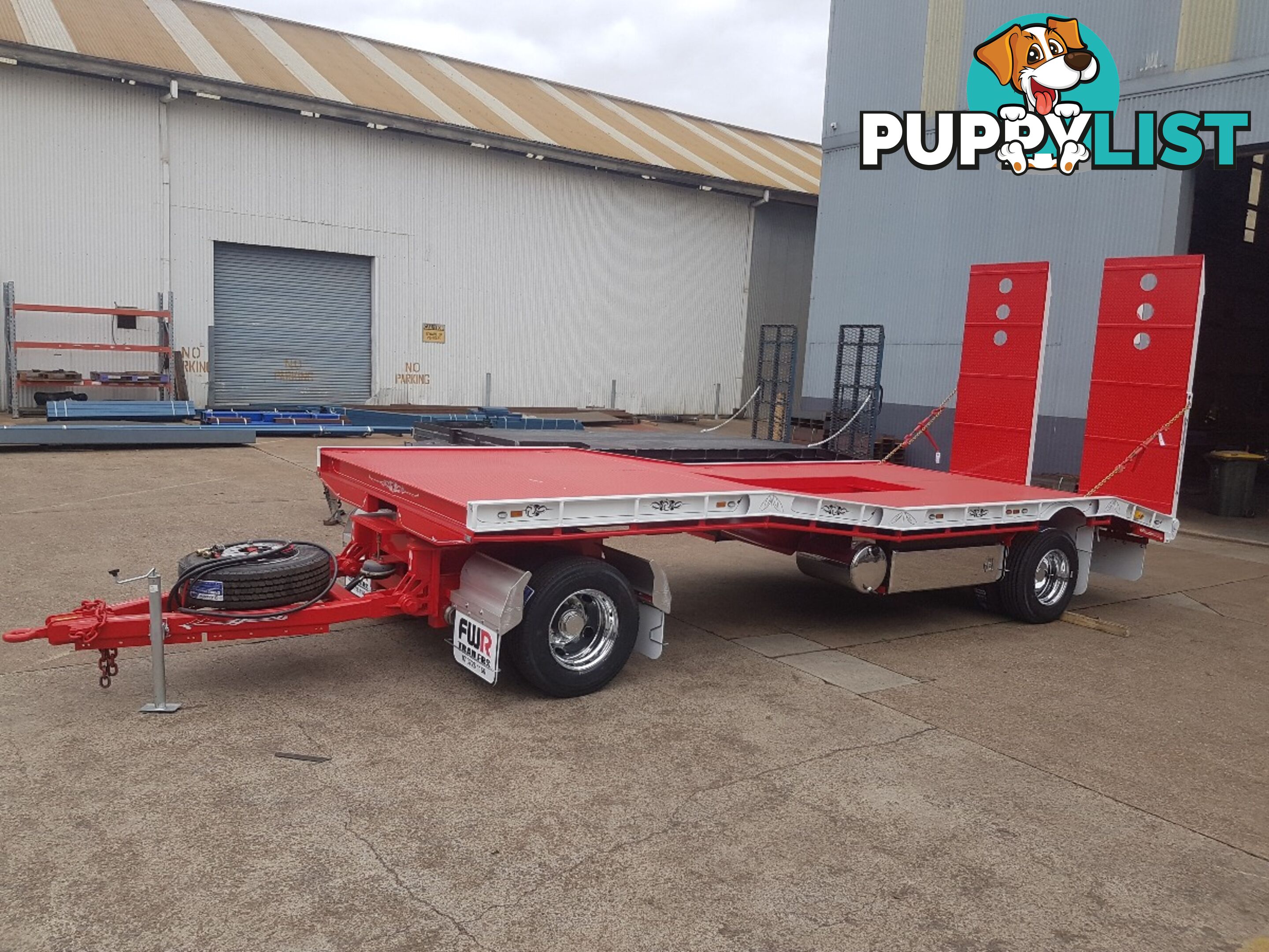 NEW 2024 FWR 2 Axle Dog Trailer, FD2 Air Bag