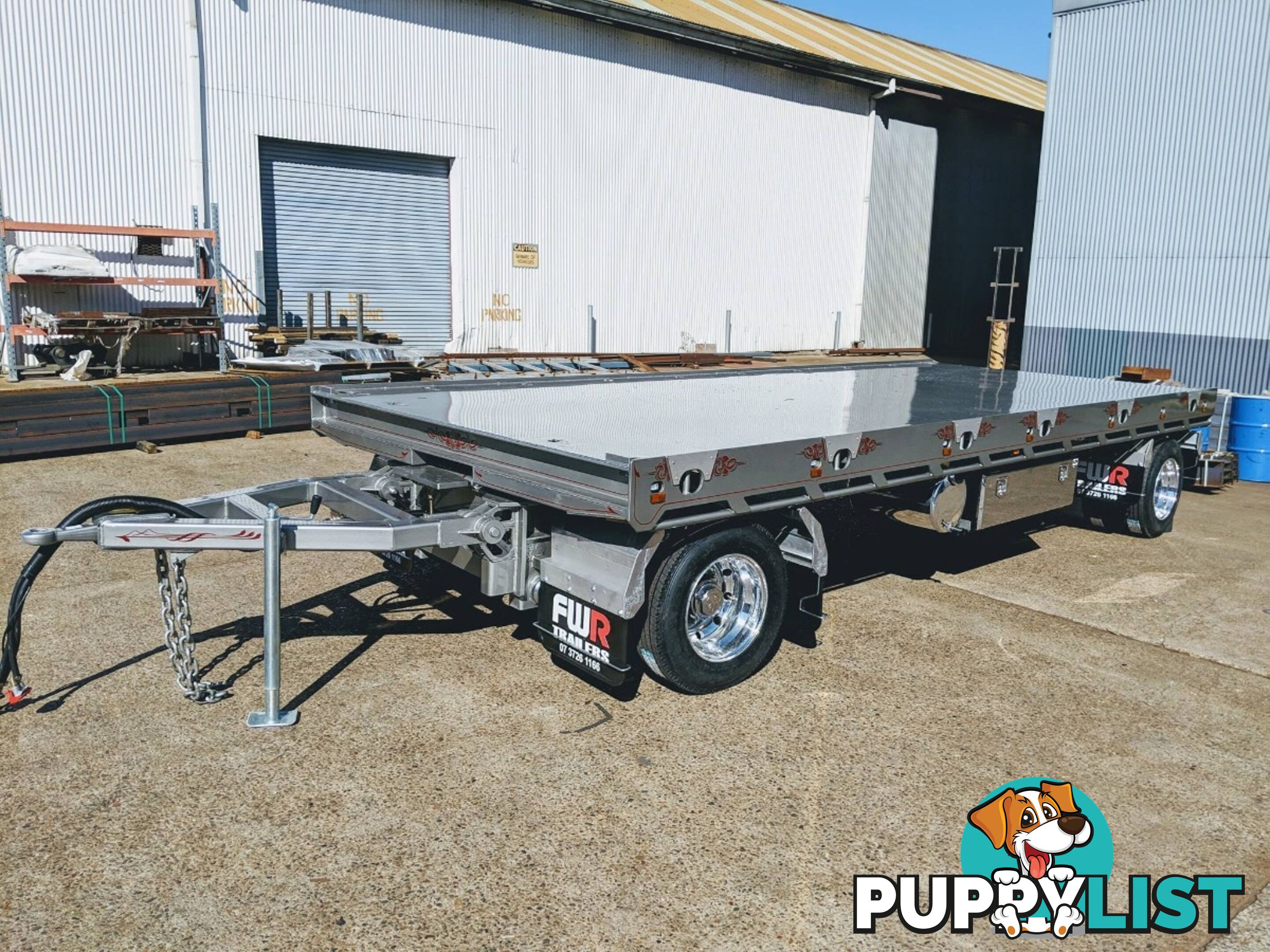 NEW 2024 FWR 2 Axle Dog Trailer, FD2 Air Bag