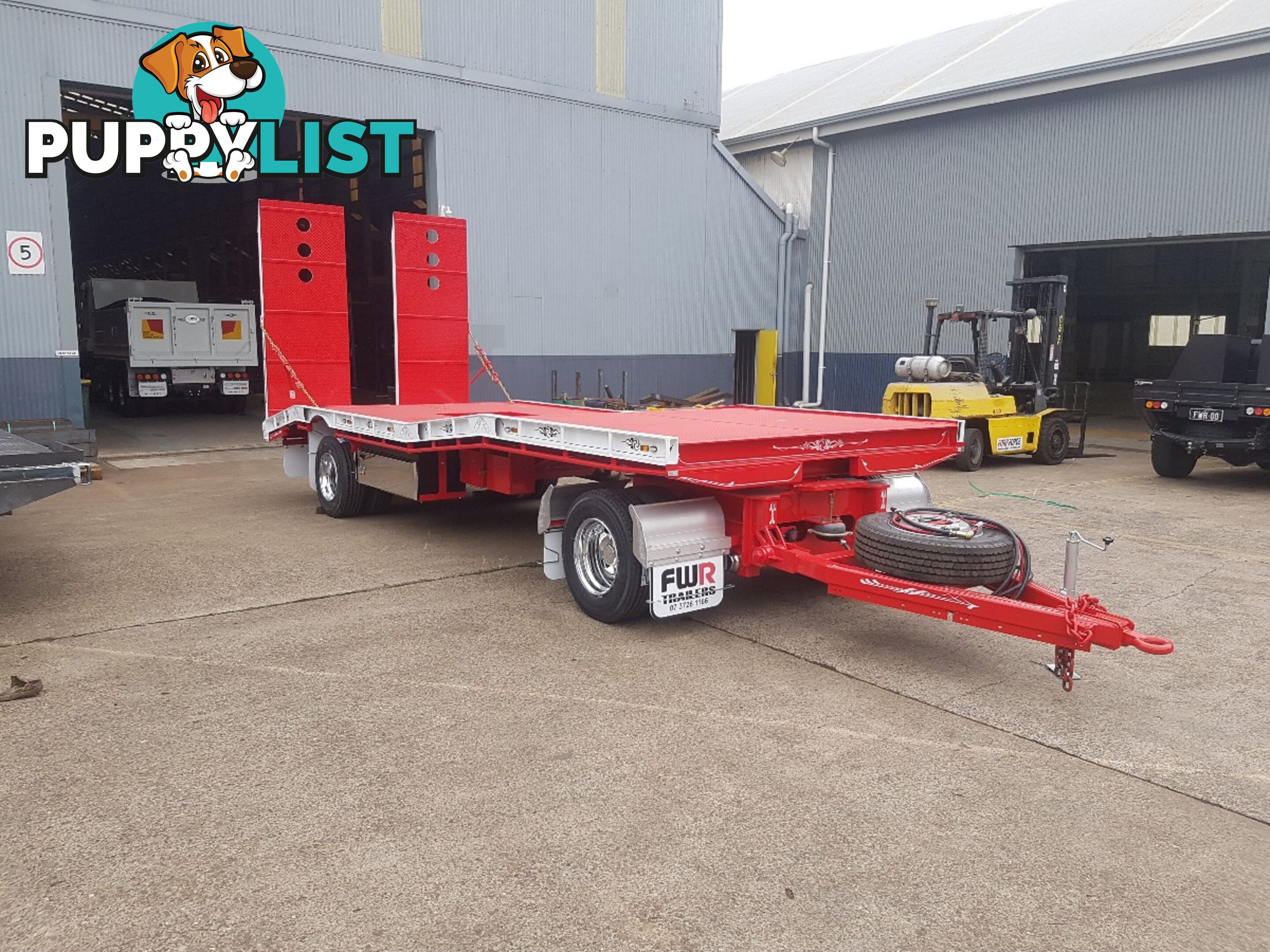 NEW 2024 FWR 2 Axle Dog Trailer, FD2 Air Bag