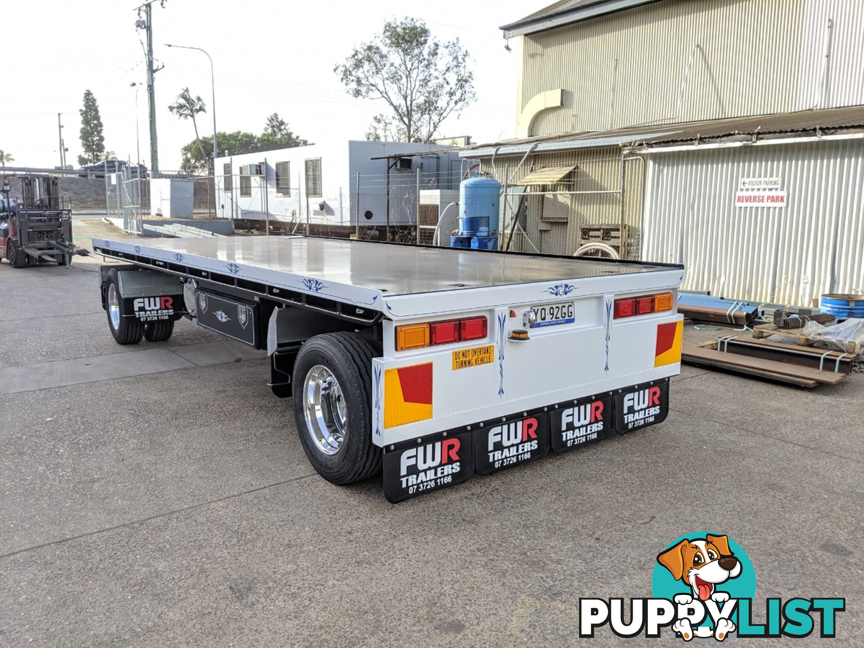 NEW 2024 FWR 2 Axle Dog Trailer, FD2 Air Bag