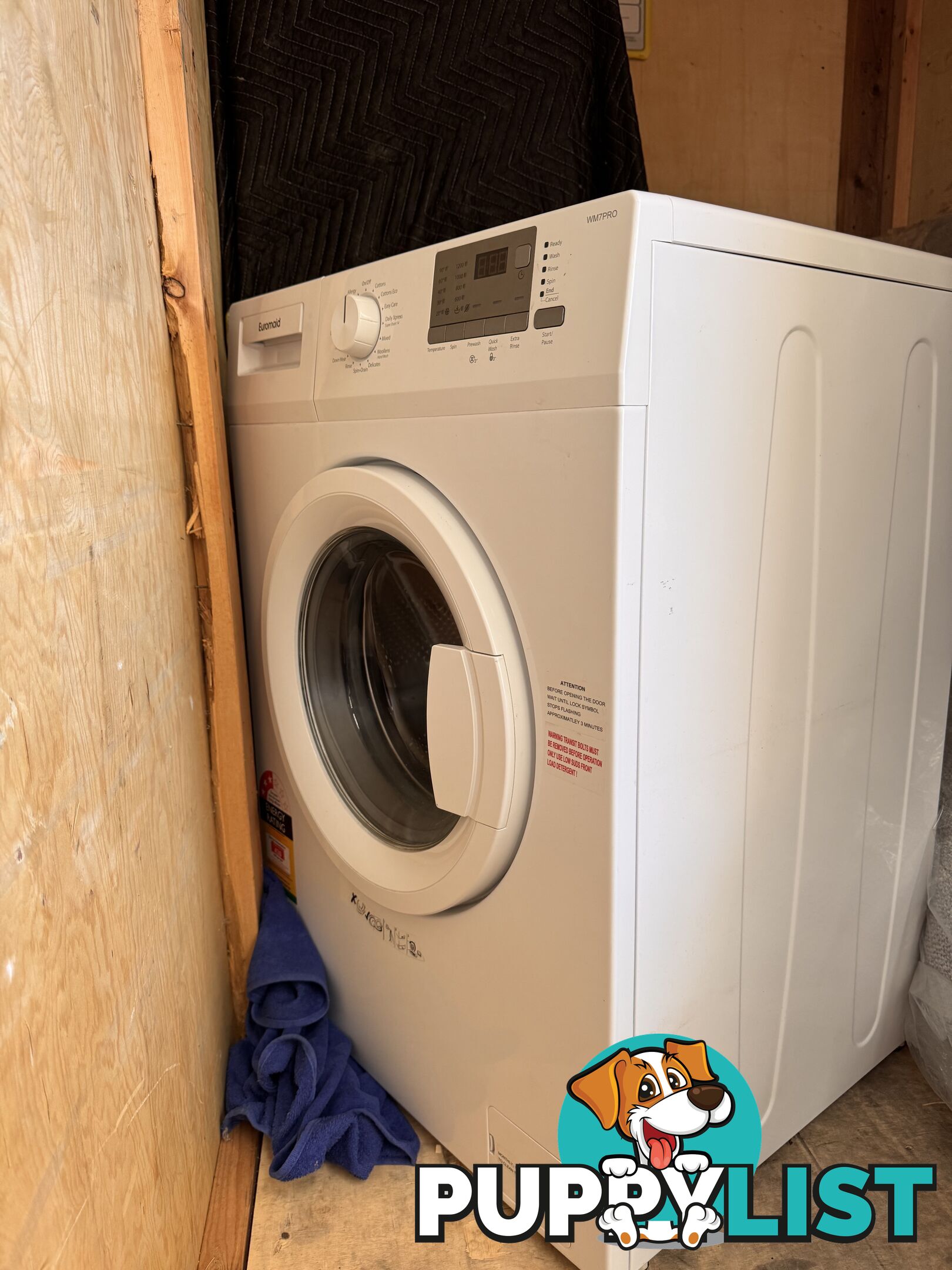 Euromaid front load 7kg washing machine