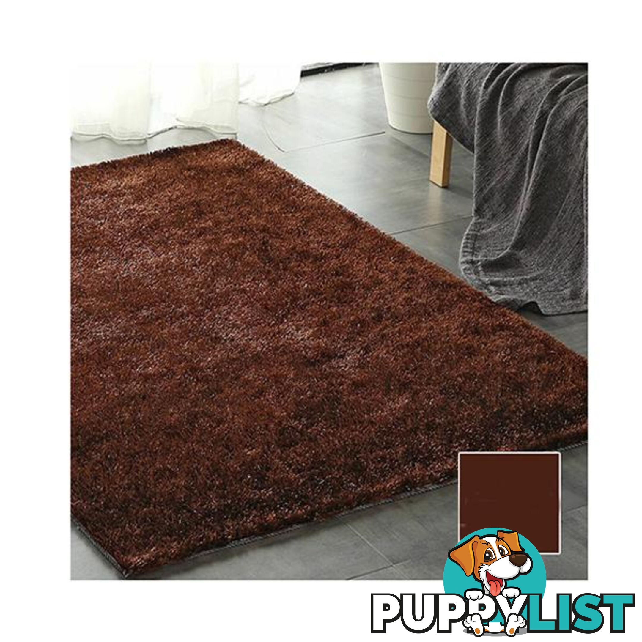 Designer Shag Shaggy Floor Confetti Rug Carpet Fast Delivery 170X120Cm - Unbranded - 787976597610