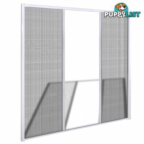 Sliding Insect Screen For Double Doors 215 x 215 Cm - White - Unbranded - 4326500425126