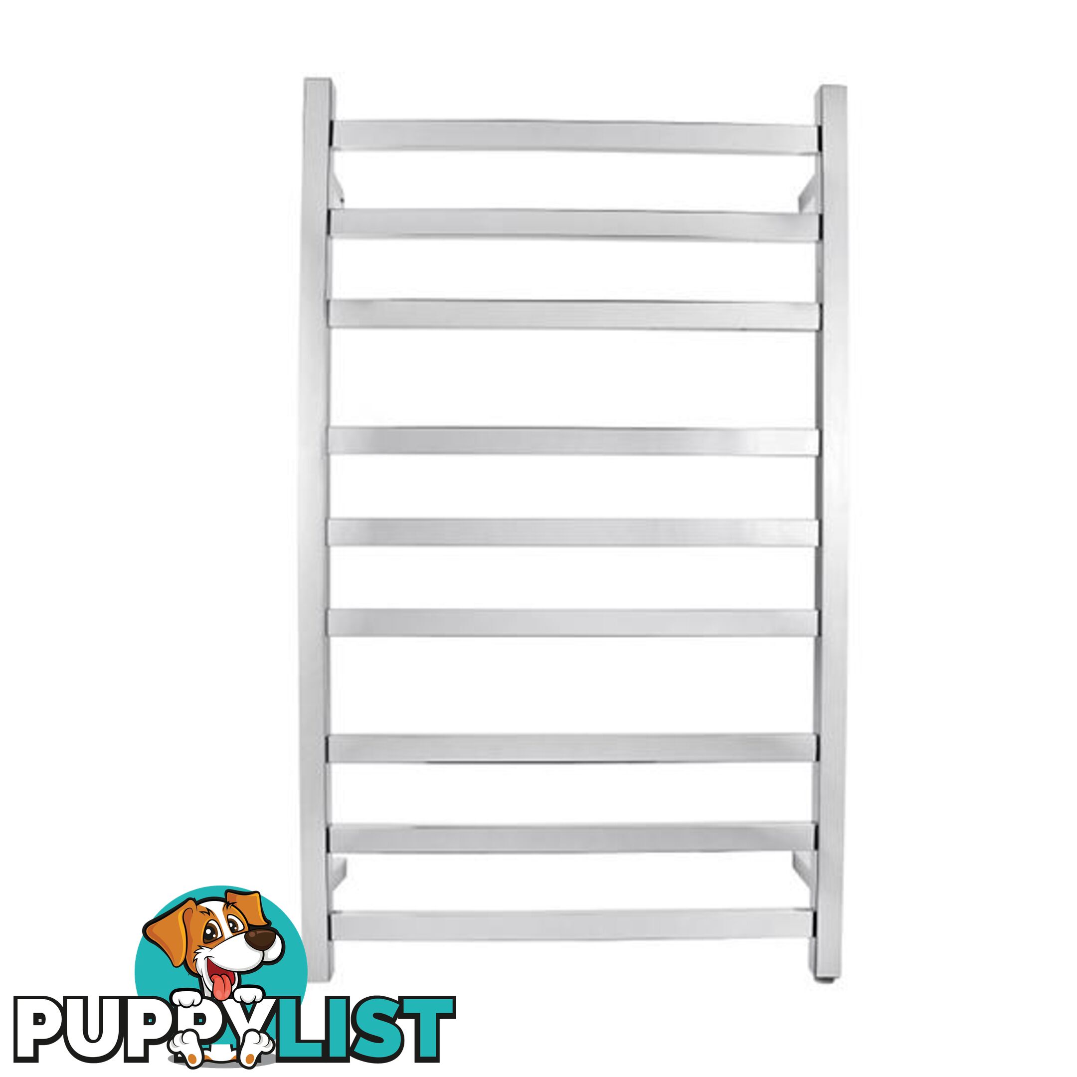 1000 X 600 X 120 Mm Square Electric Heated Towel Rack 9 Bars - Towel Rack - 7427046204729