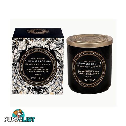 Mor Emporium Classics Fragrant Soy Candle 390G Snow Gardenia - MOR - 7427005867408