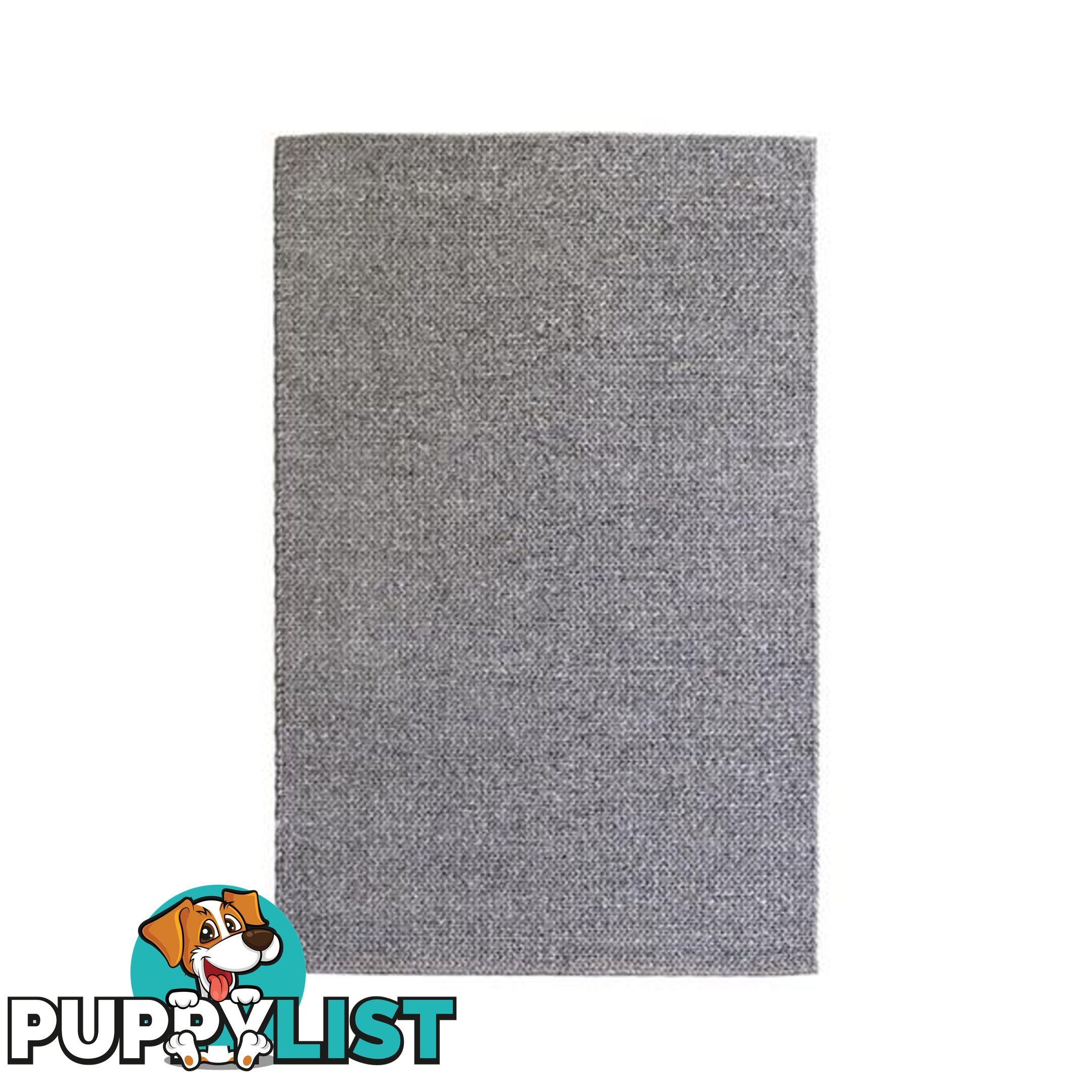 Ishka Graphite Polyester Wool Rug 155 X 225 Cm - Unbranded - 787976632243