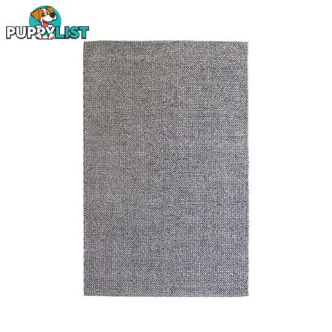 Ishka Graphite Polyester Wool Rug 155 X 225 Cm - Unbranded - 787976632243