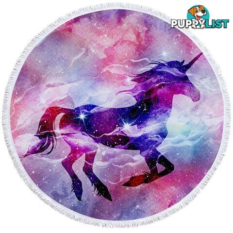 Space Unicorn Beach Towel - Towel - 7427046323291