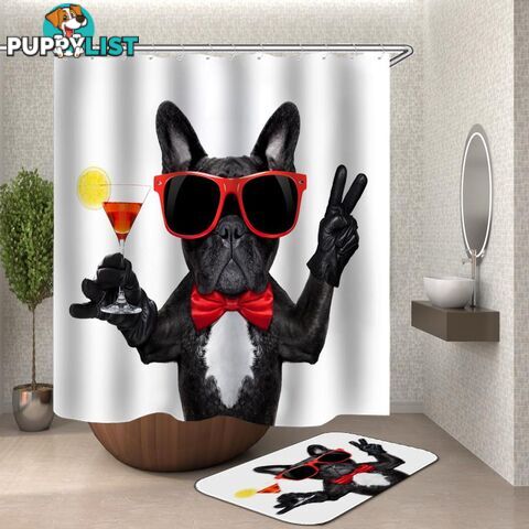 Classic Rich Dog Shower Curtain - Curtain - 7427046117913