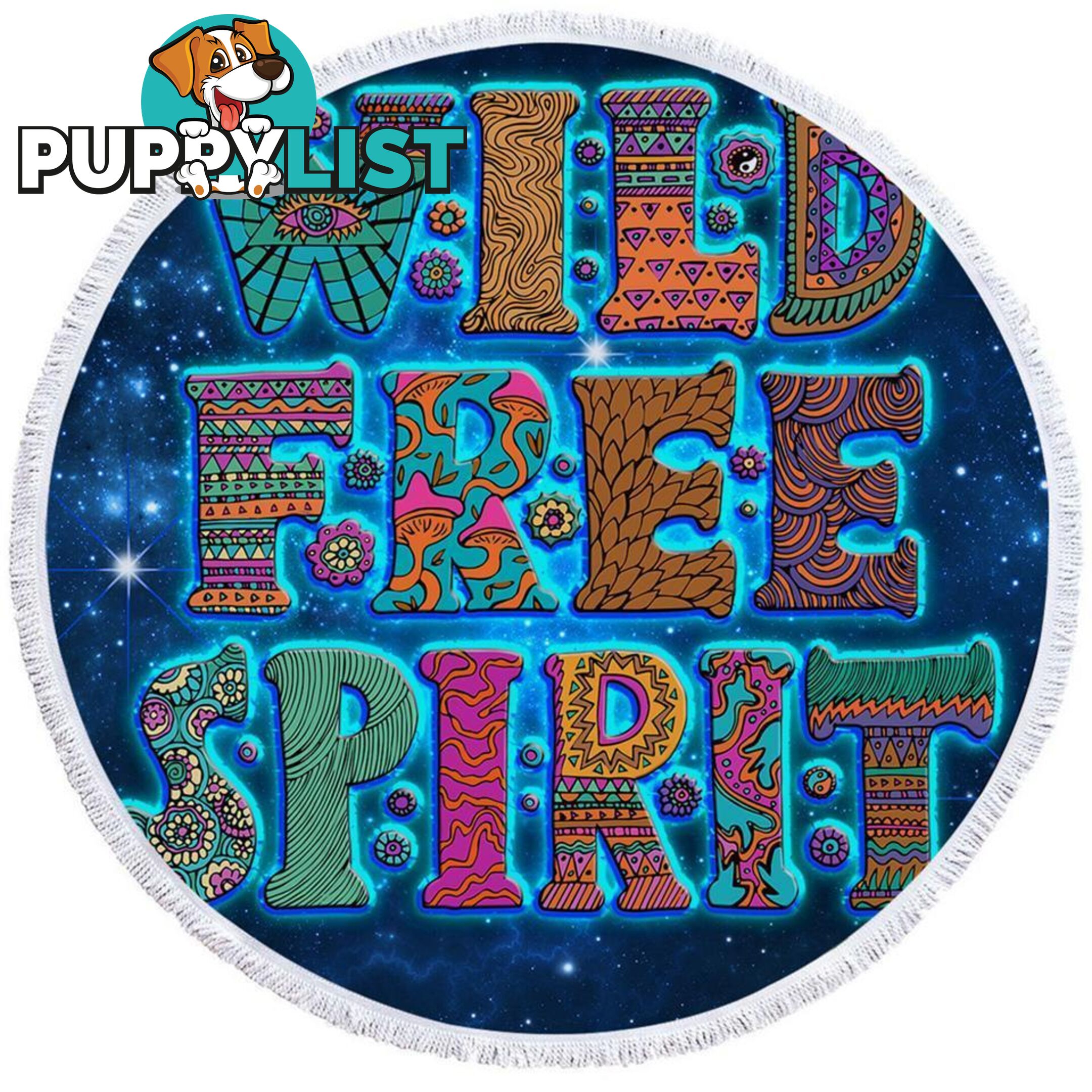 Space Background Wild Free Spirit Beach Towel - Towel - 7427046313292