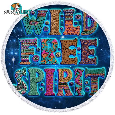 Space Background Wild Free Spirit Beach Towel - Towel - 7427046313292