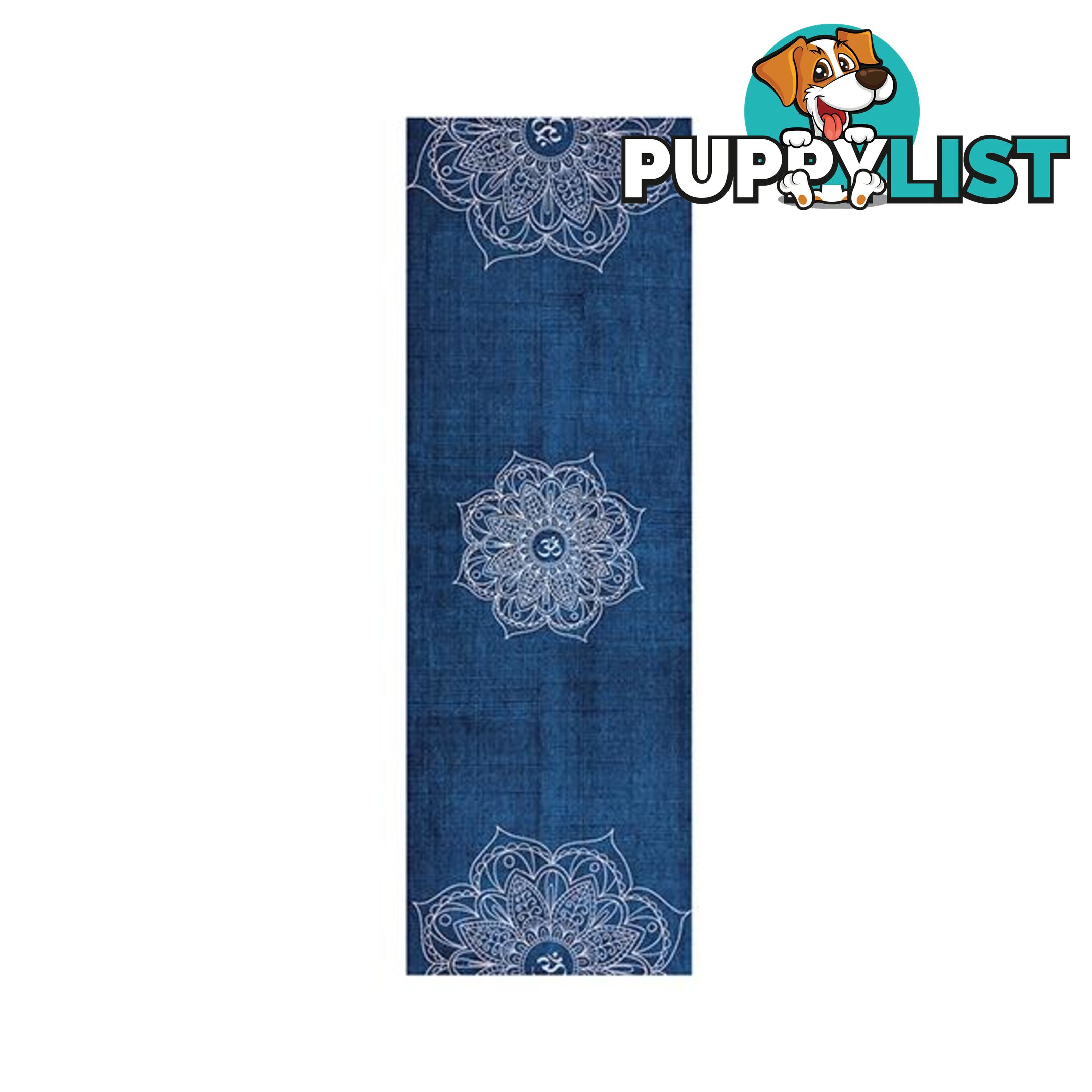 Yoga Mat Midnight Rise Eco Rubber Dark Blue - Unbranded - 797776545933