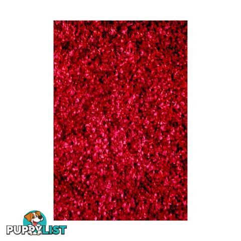 Polypropylene Noblesse Red Shag Rug - Unbranded - 787976631741