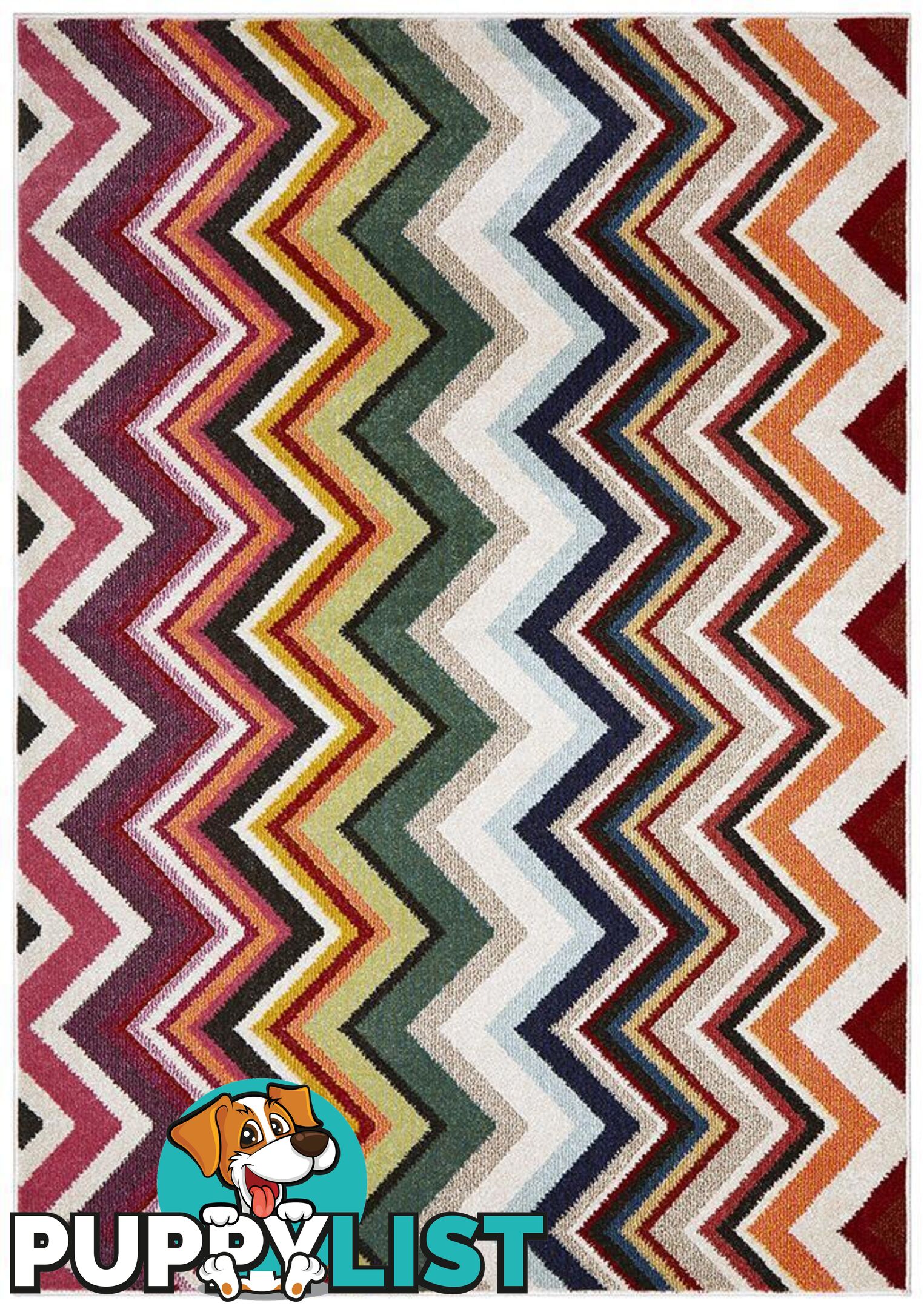 Gemini Colour Chevron Rug - Unbranded - 999999121113