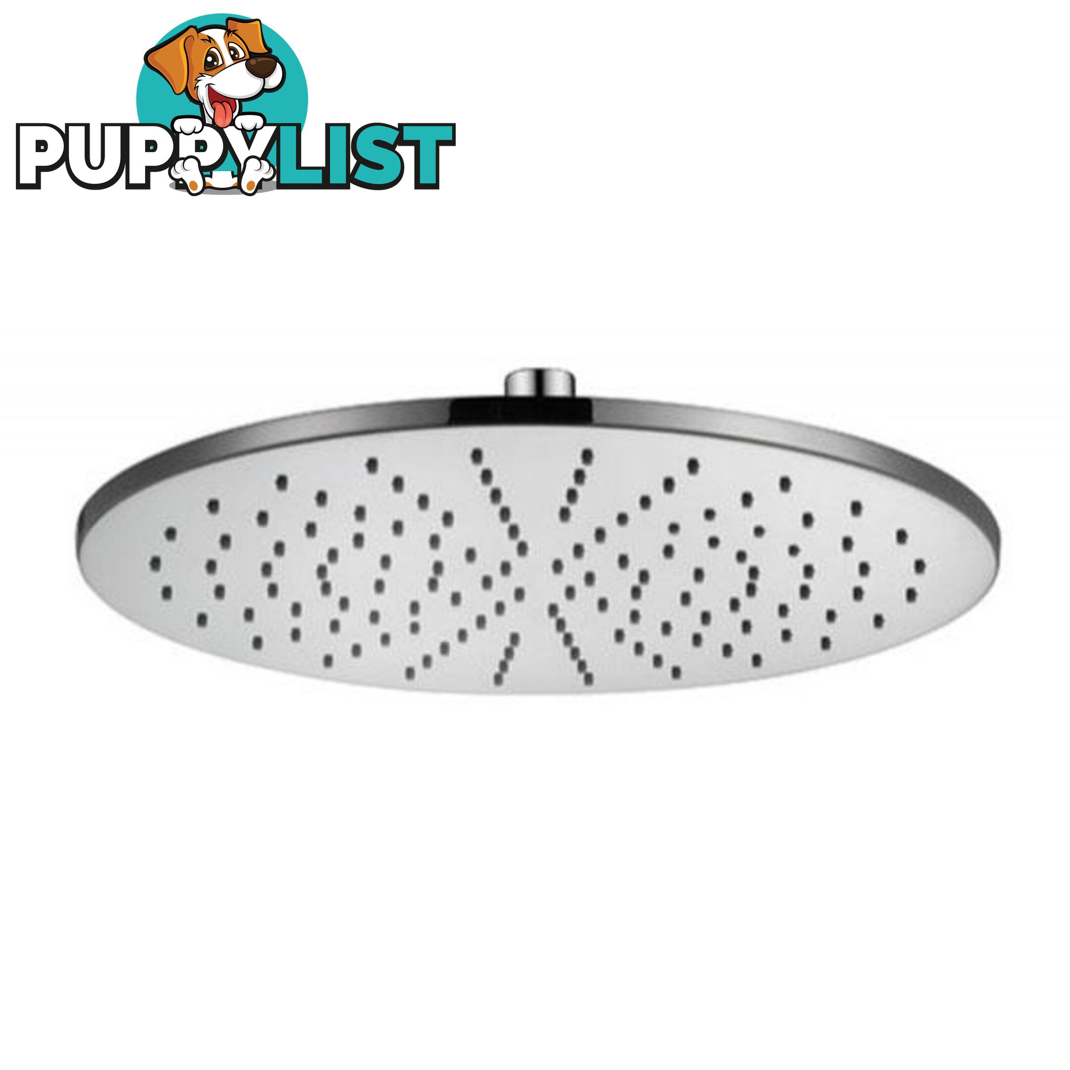 300mm Round Brass Chrome Showerhead - Shower Head - 7427005891939