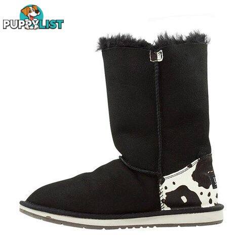 Auzland Cow Print Mid Bailey Button Ugg Boot - AUZLAND - 822427506114