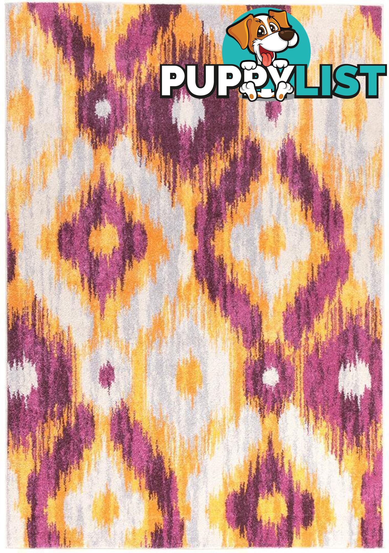 Dimensions Divinity Burst Aubergine Modern Rug - Unbranded - 9375321826037