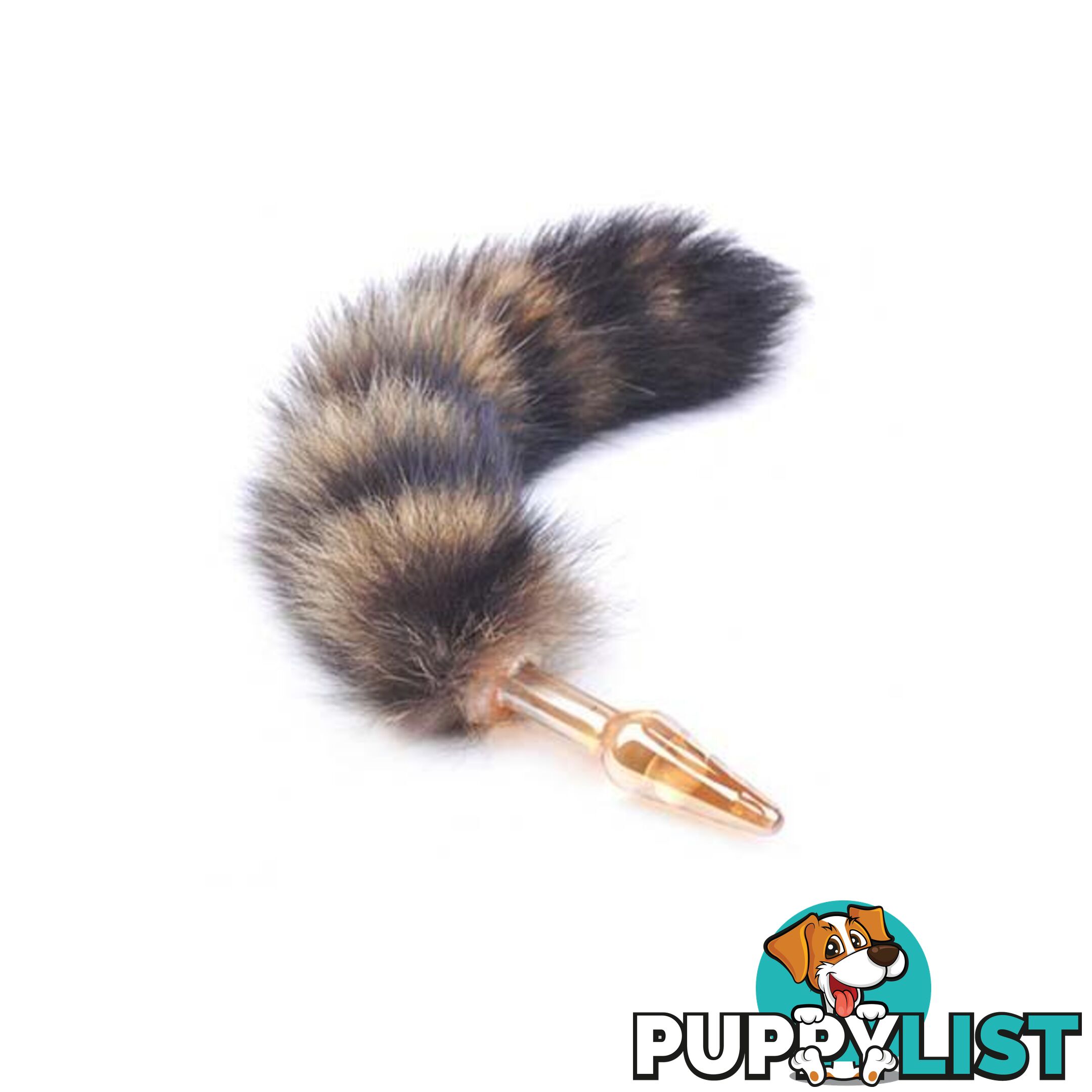 Glass Anal Plug With Fox Tail - Adult Toys - 7427046241069