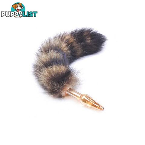 Glass Anal Plug With Fox Tail - Adult Toys - 7427046241069