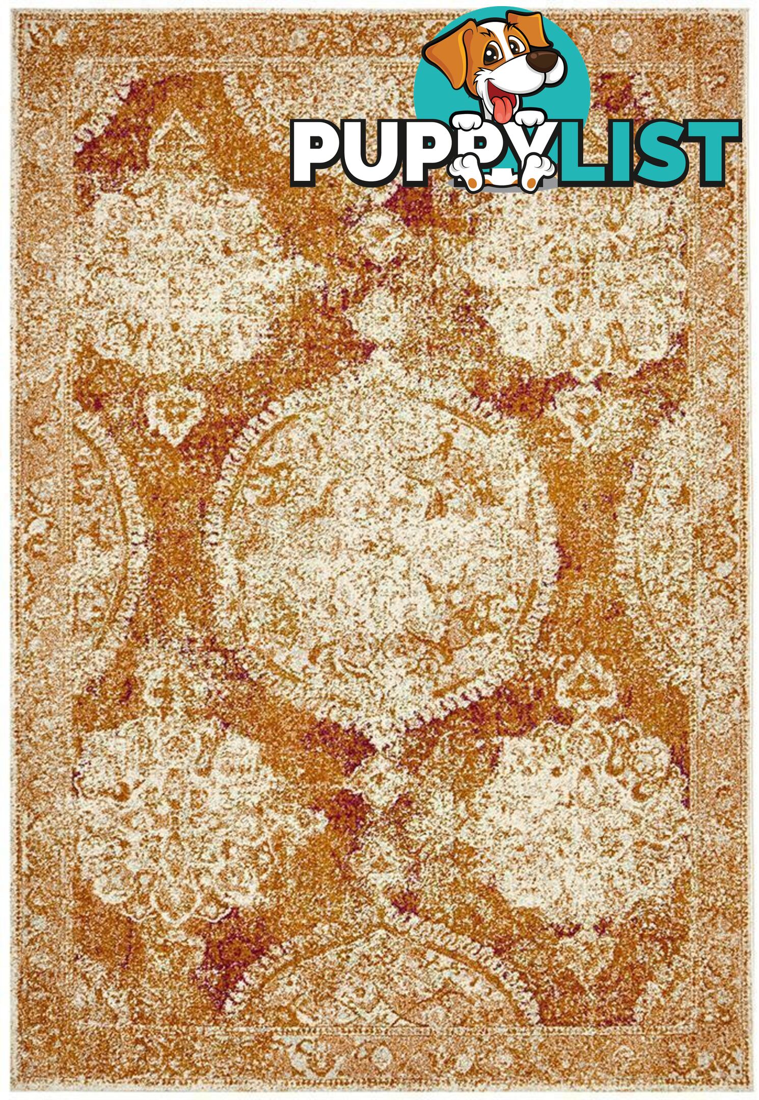 Museum Elton Rust Rug - Unbranded - 9375321850995