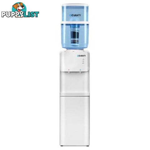 22L Water Cooler Dispenser Top Loading Hot Cold Taps Filter Purifier - Water Dispenser - 9350062245781