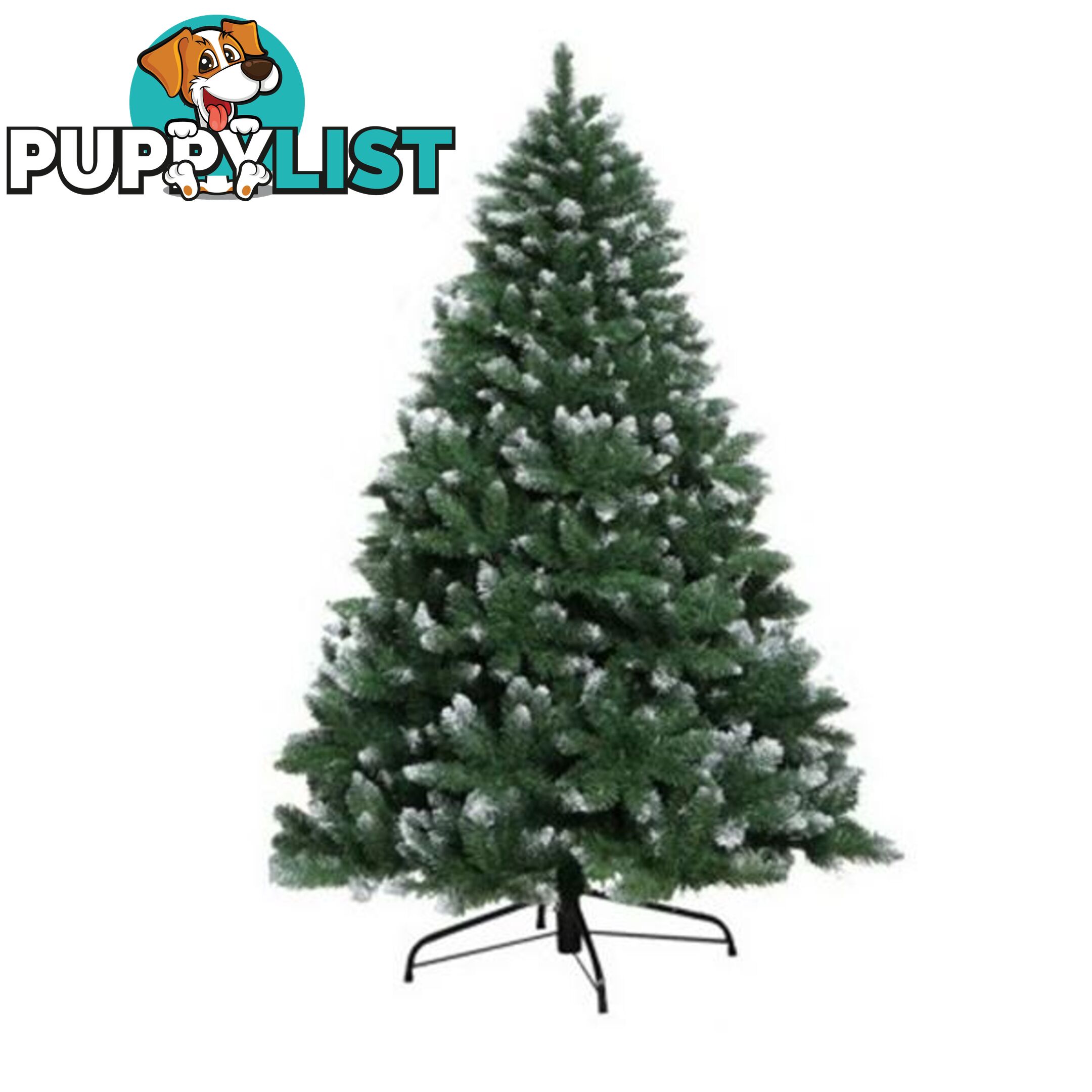 2M 8Ft Christmas Tree Xmas Home Decoration 1400 Tips Snowy Green - Christmas Tree - 9350062160381