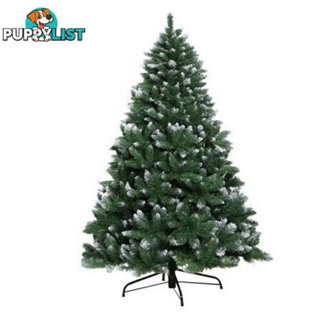 2M 8Ft Christmas Tree Xmas Home Decoration 1400 Tips Snowy Green - Christmas Tree - 9350062160381