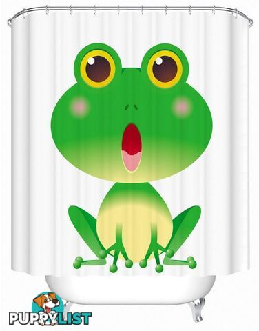 Blushing Frog Shower Curtain - Curtain - 7427005918780