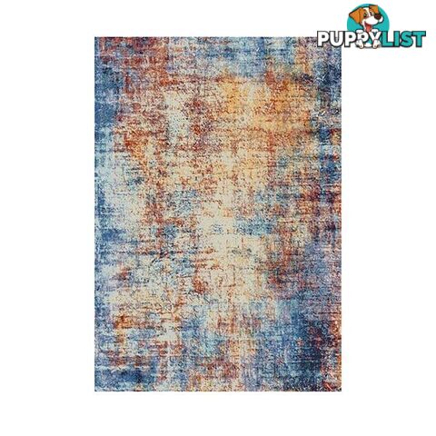 Heat Set Opera Cream Blue Rug - Unbranded - 9476062085971