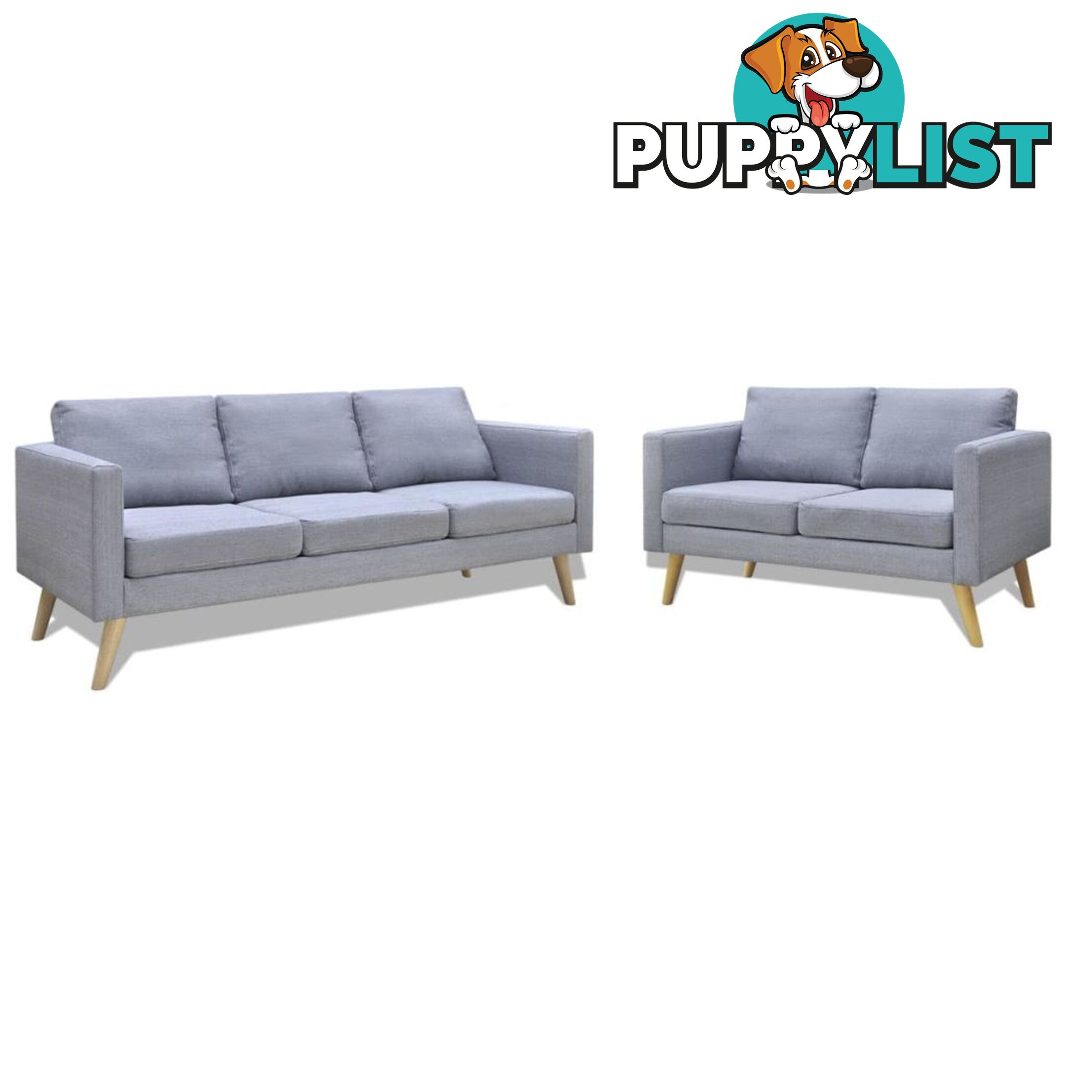 2-Seater And 3-Seater Fabric Sofas - Unbranded - 4326500438454