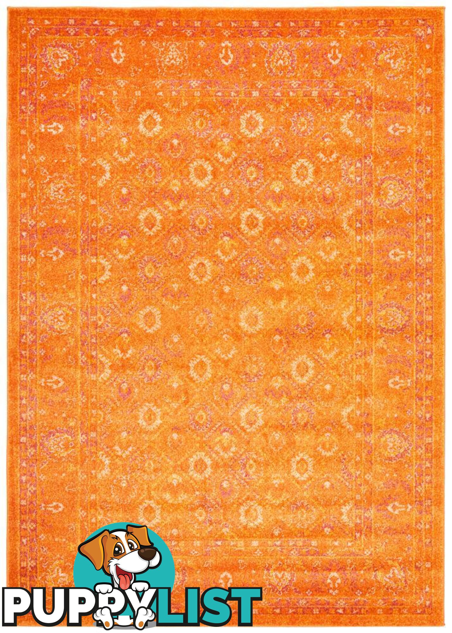 Radiance Burnt Orange Rug - Unbranded - 9375321886833