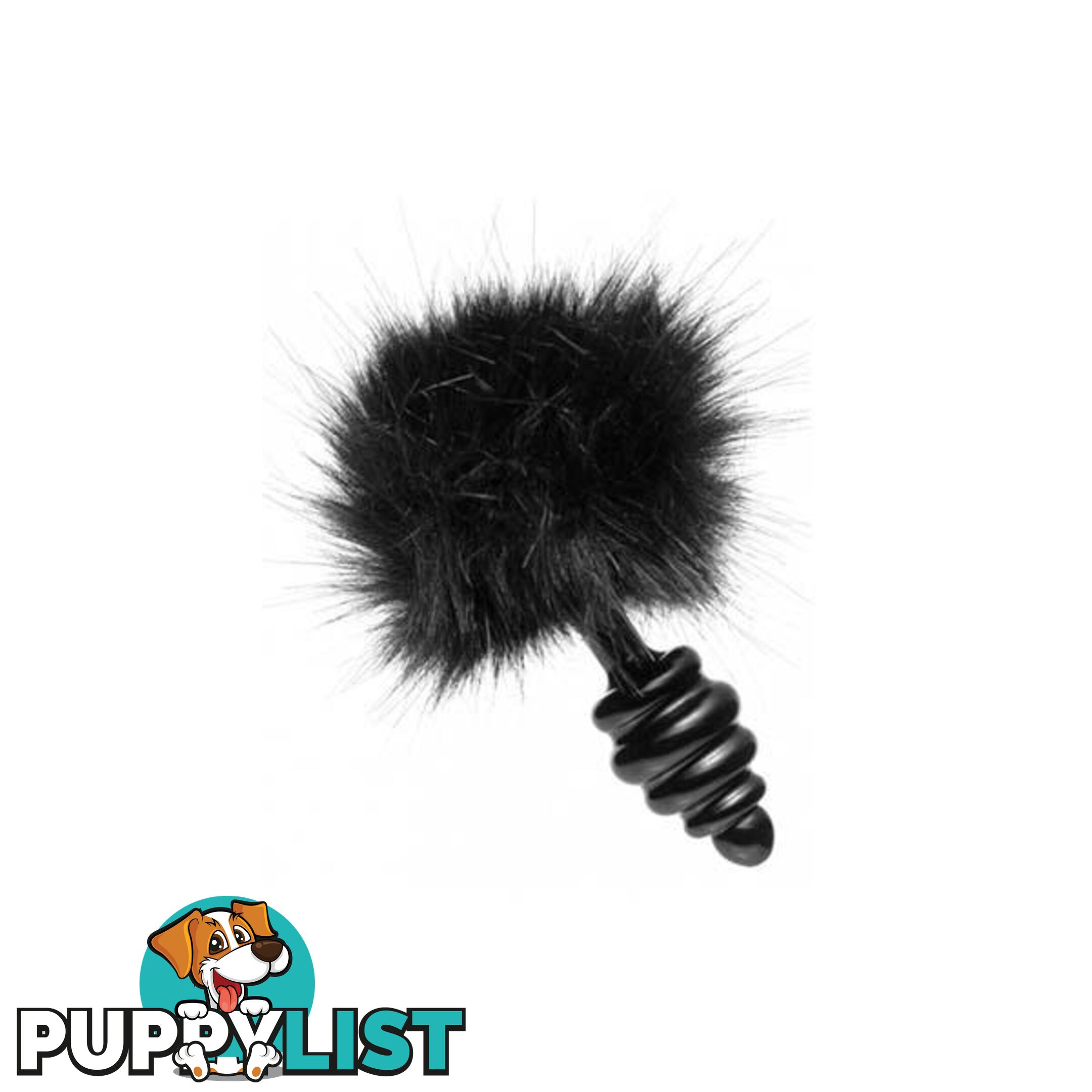 Black Bunny Tail Anal Plug - Adult Toys - 848518020529