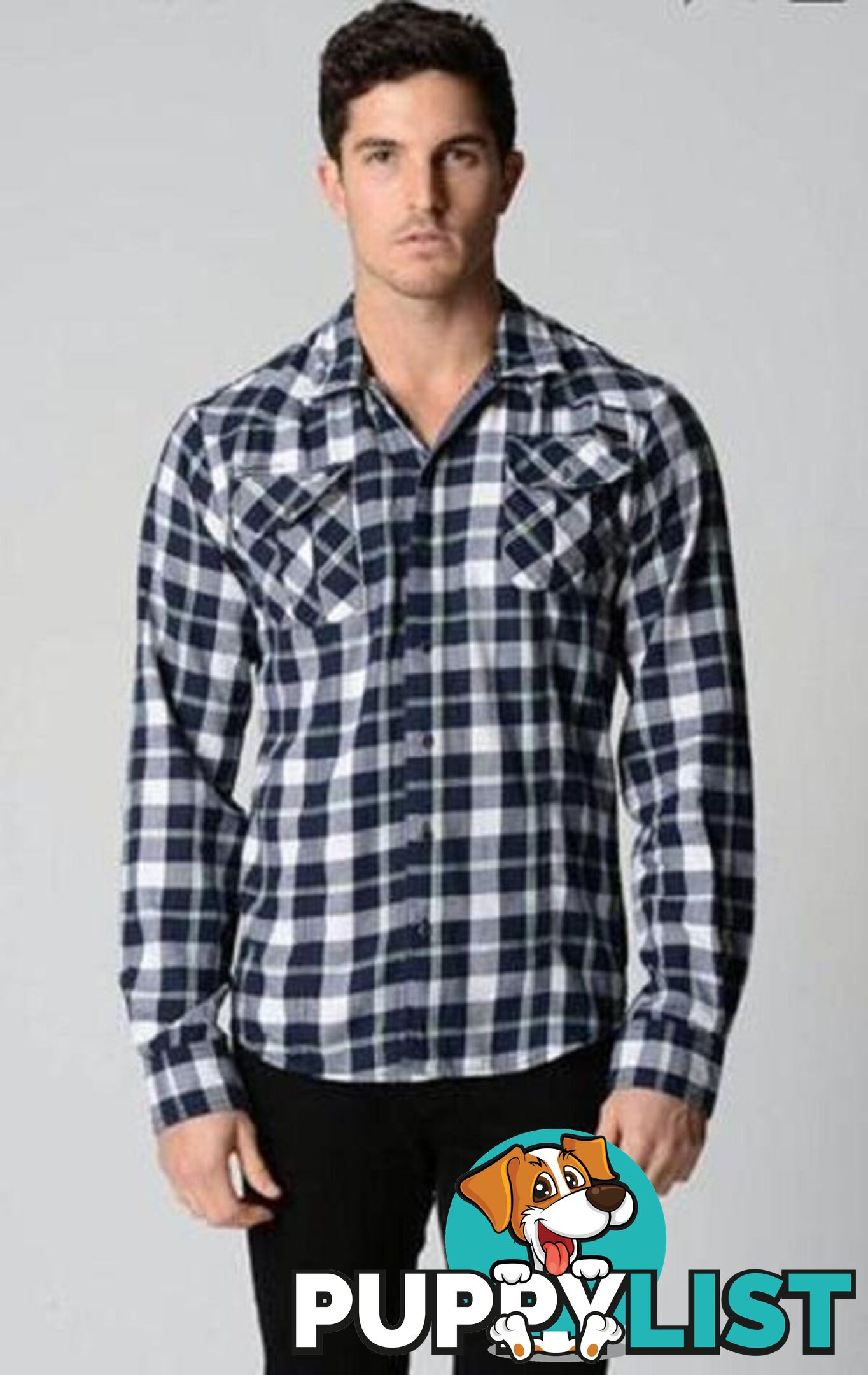 Deacon Peppercorn Check Shirt - Medium - Deacon - 4326500389152