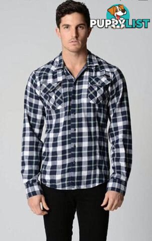 Deacon Peppercorn Check Shirt - Medium - Deacon - 4326500389152