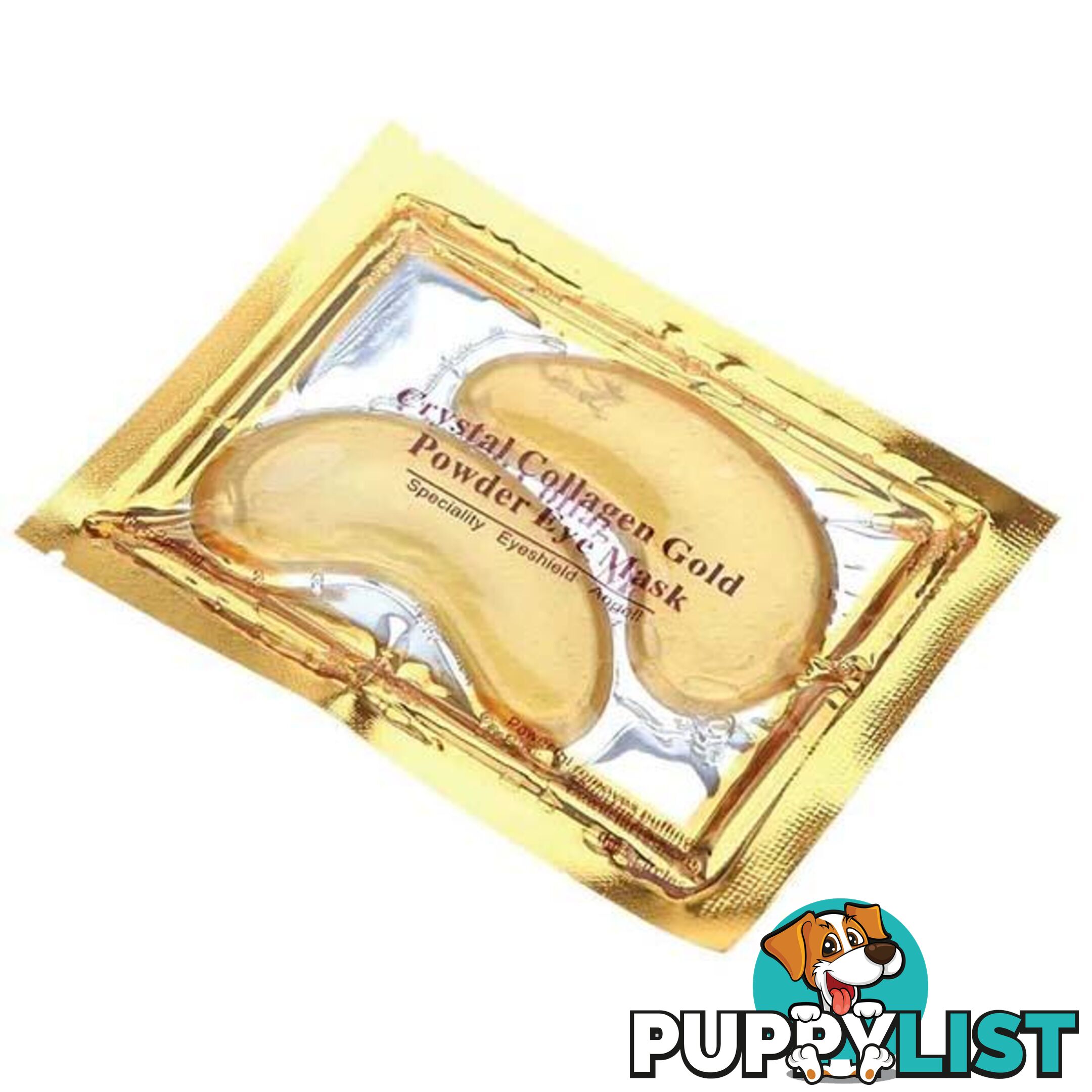 1X Sample Gold Collagen Under Eye Mask Crystal Gel Pads - Eye Mask - 7427046182607